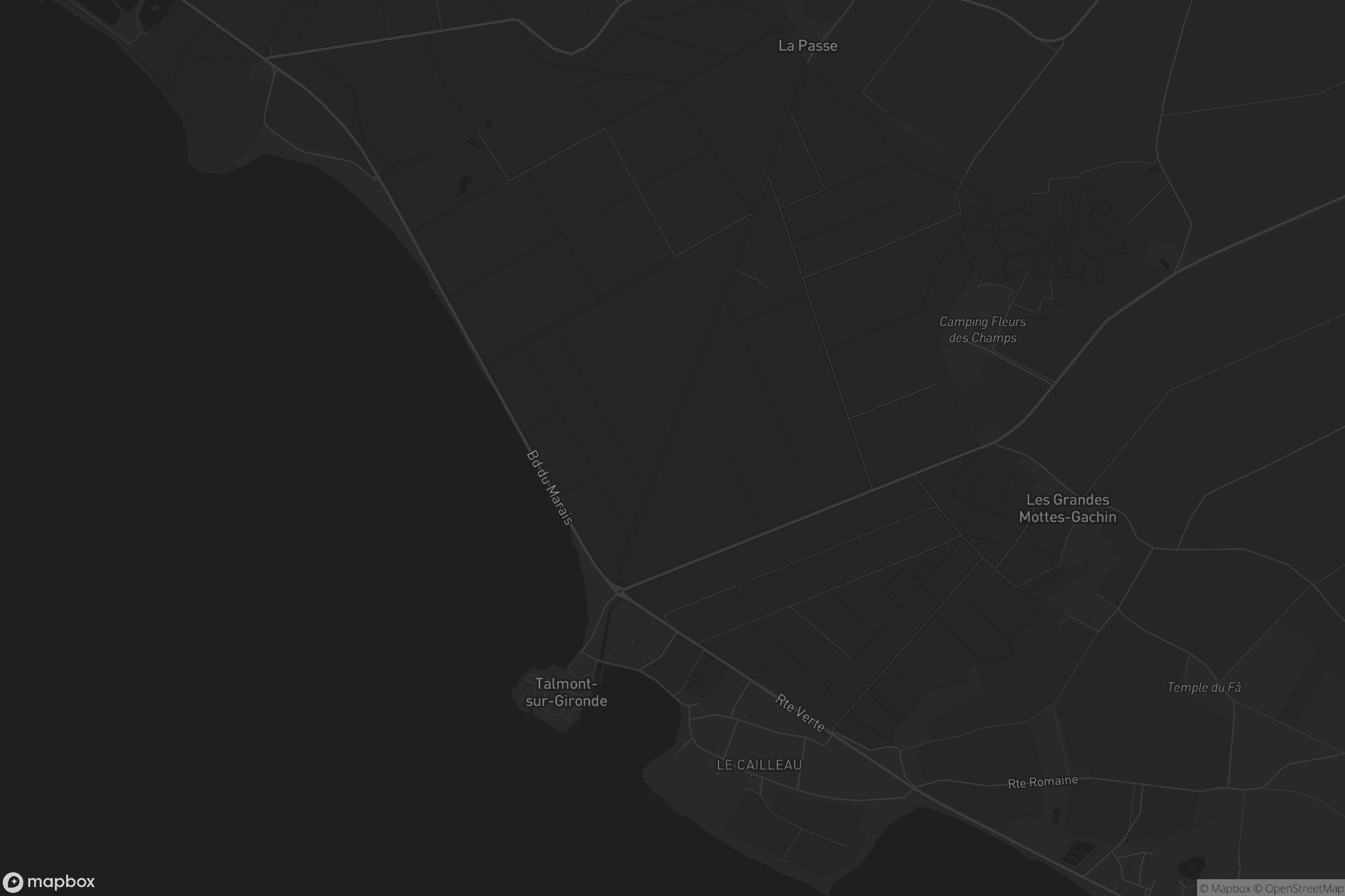 Carte de Talmont-sur-Gironde