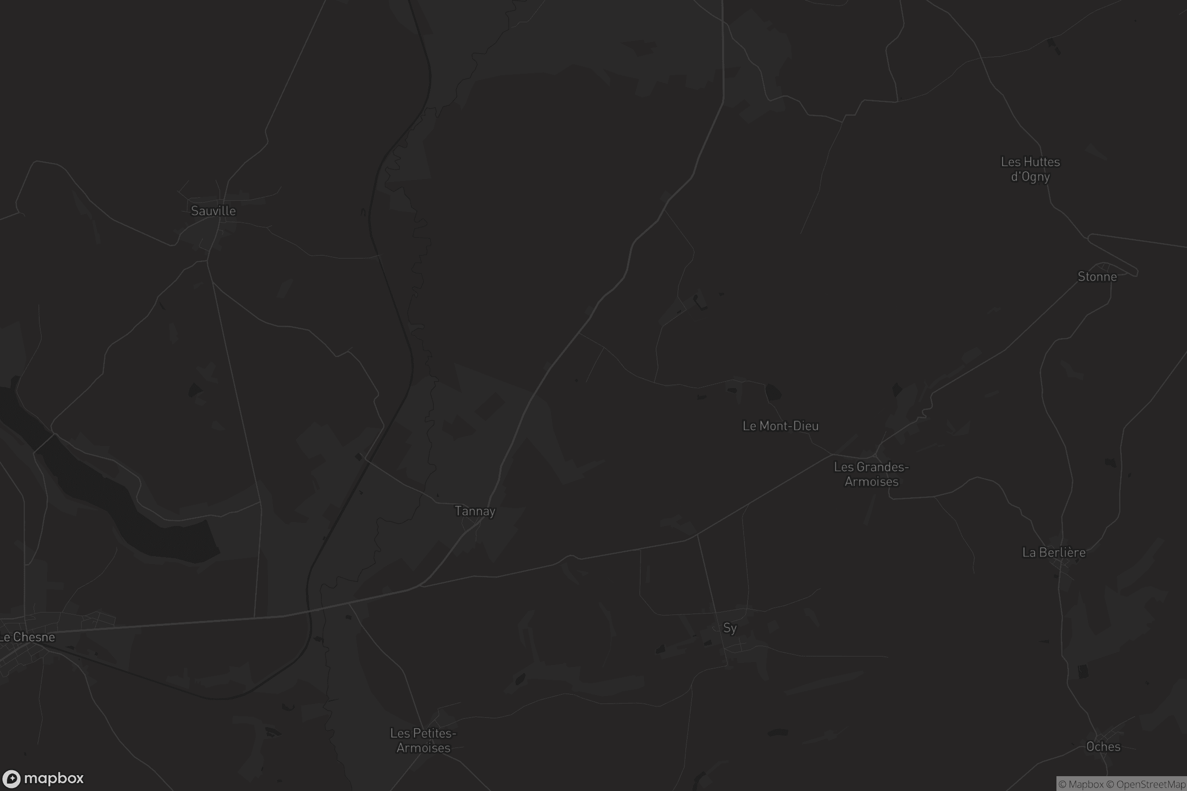 Carte de Tannay-le-Mont-Dieu