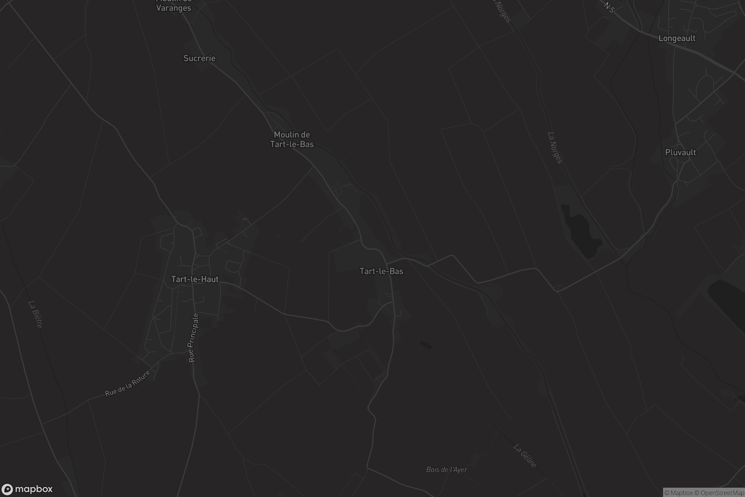 Carte de Tart-le-Bas