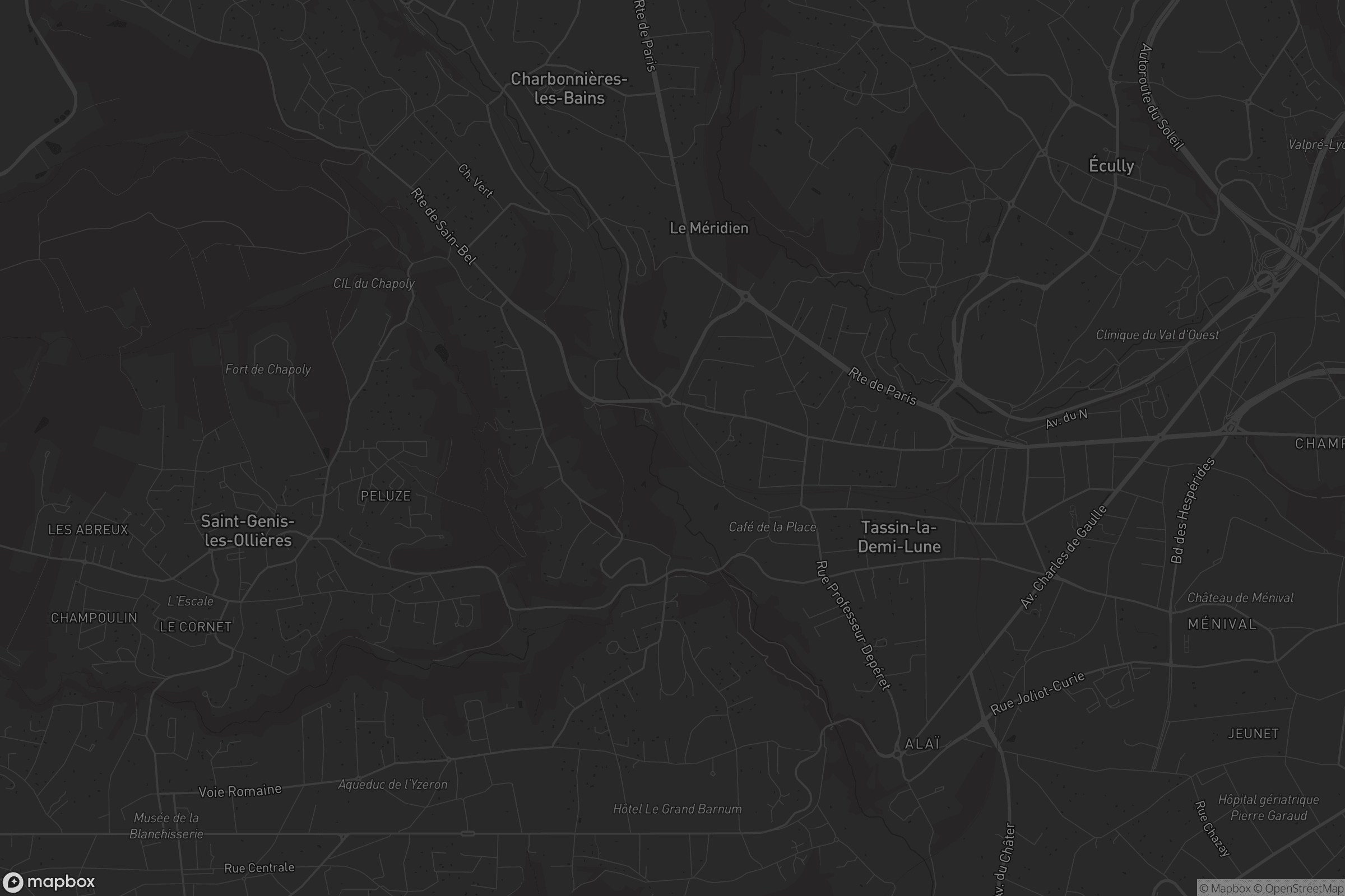 Carte de Tassin-la-Demi-Lune