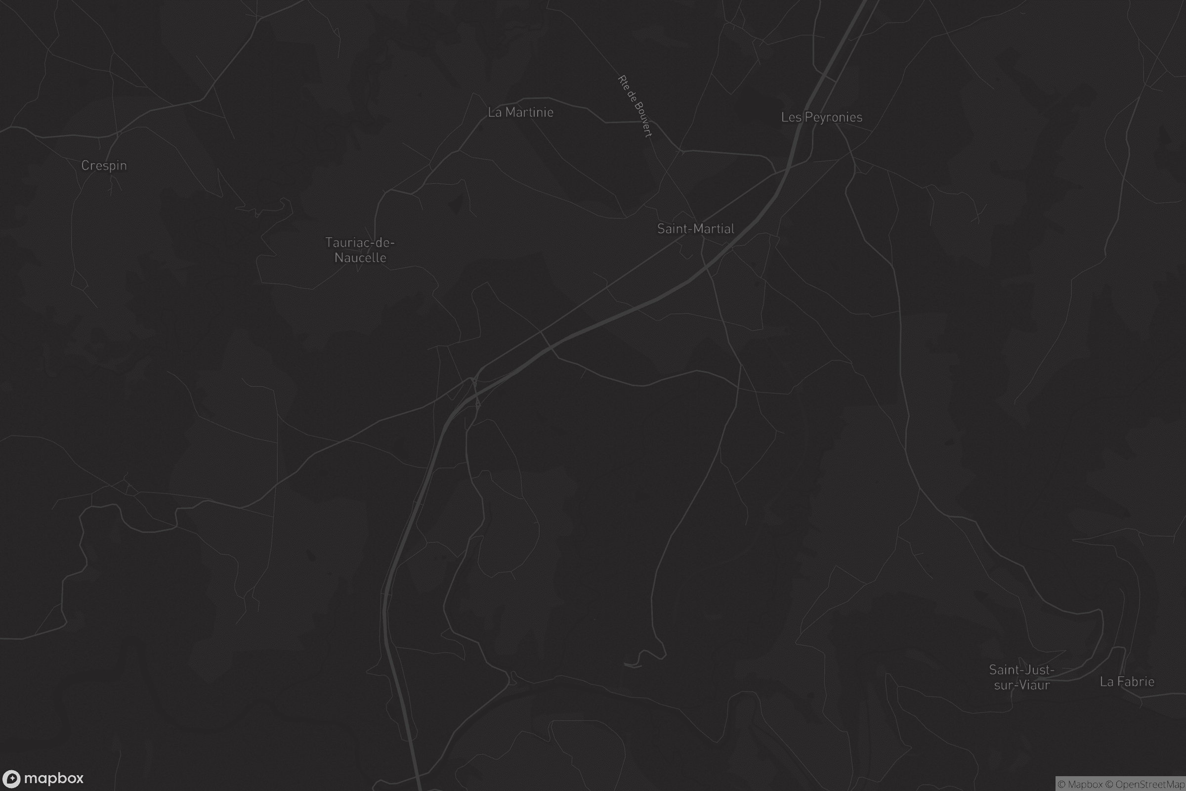 Carte de Tauriac-de-Naucelle