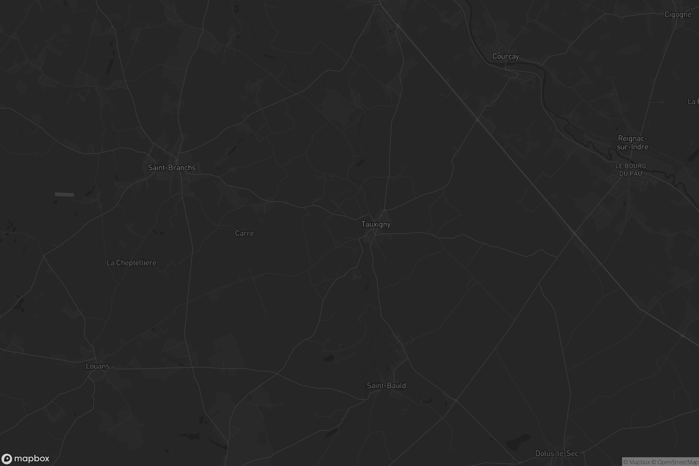 Carte de Tauxigny-Saint-Bauld
