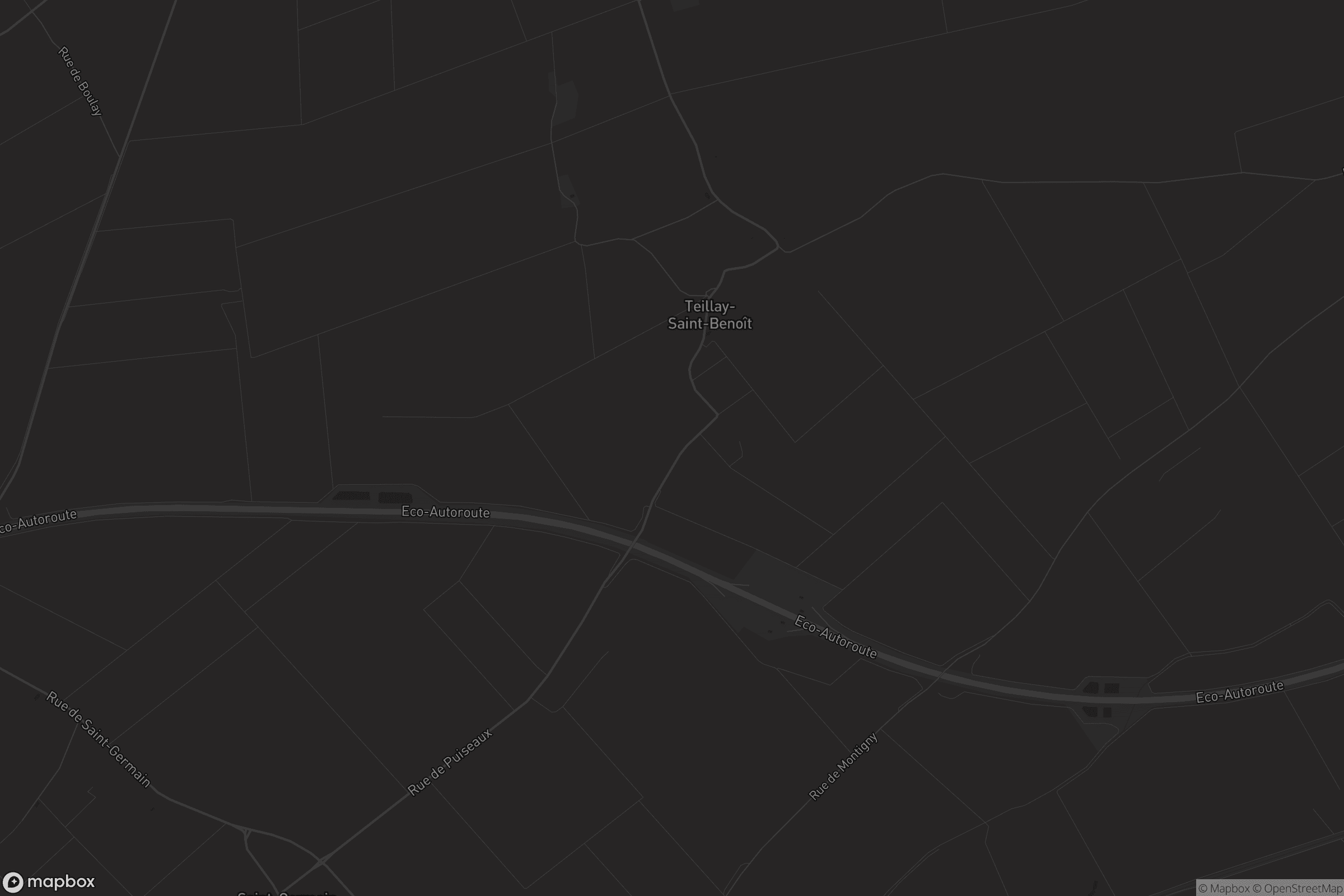 Carte de Teillay-Saint-Benoît