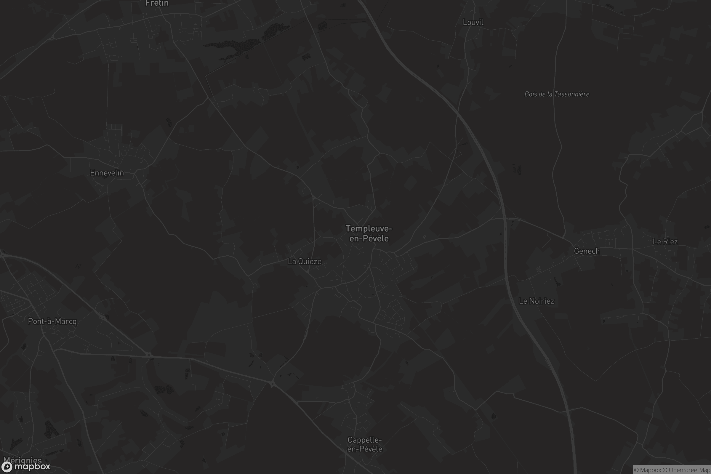 Carte de Templeuve-en-Pévèle