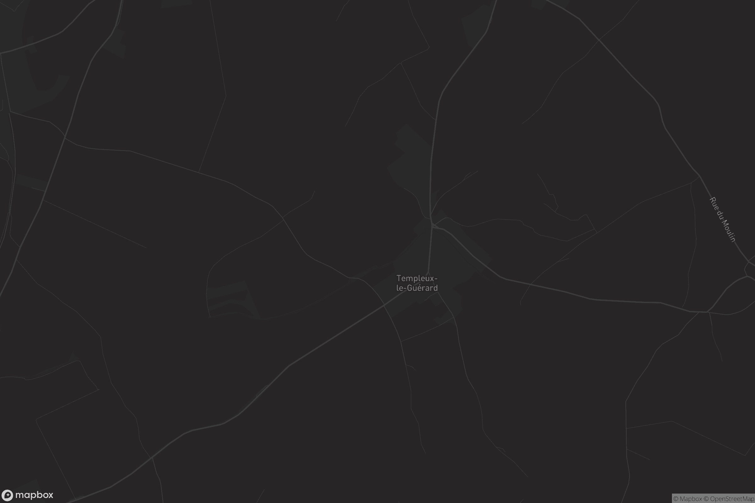 Carte de Templeux-le-Guérard