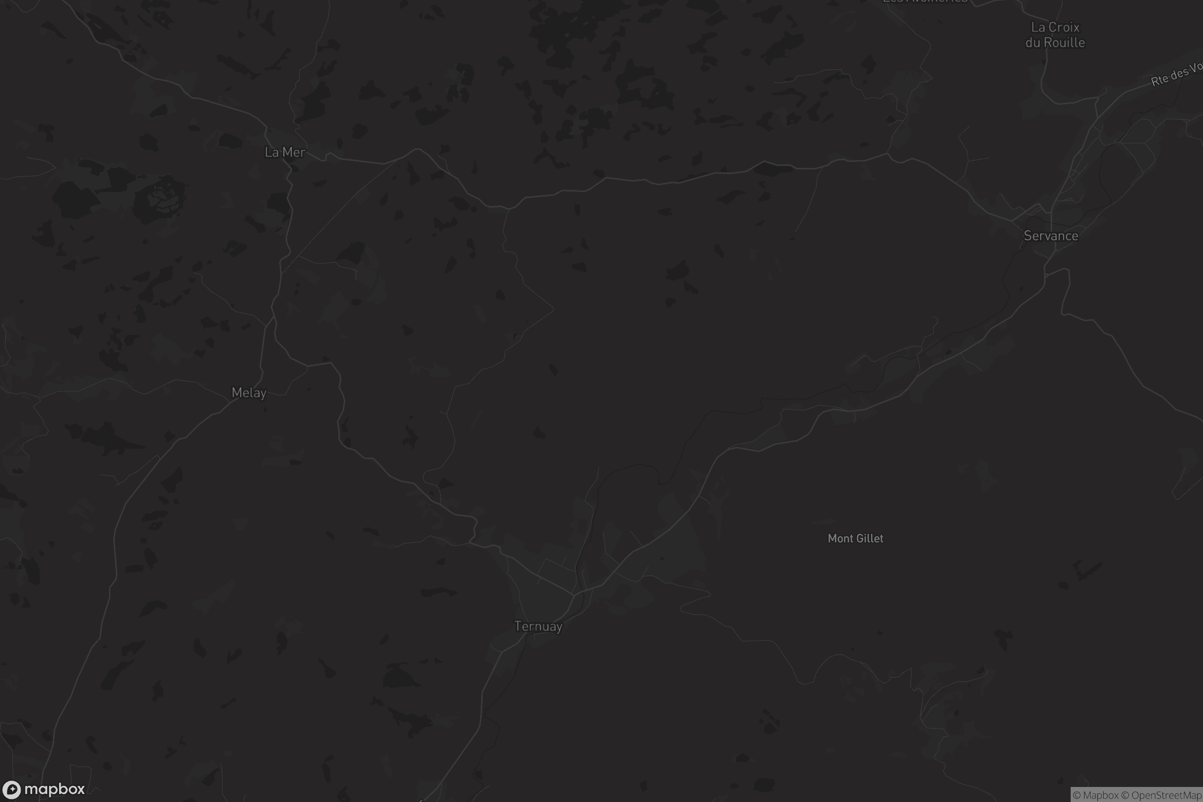 Carte de Ternuay-Melay-et-Saint-Hilaire