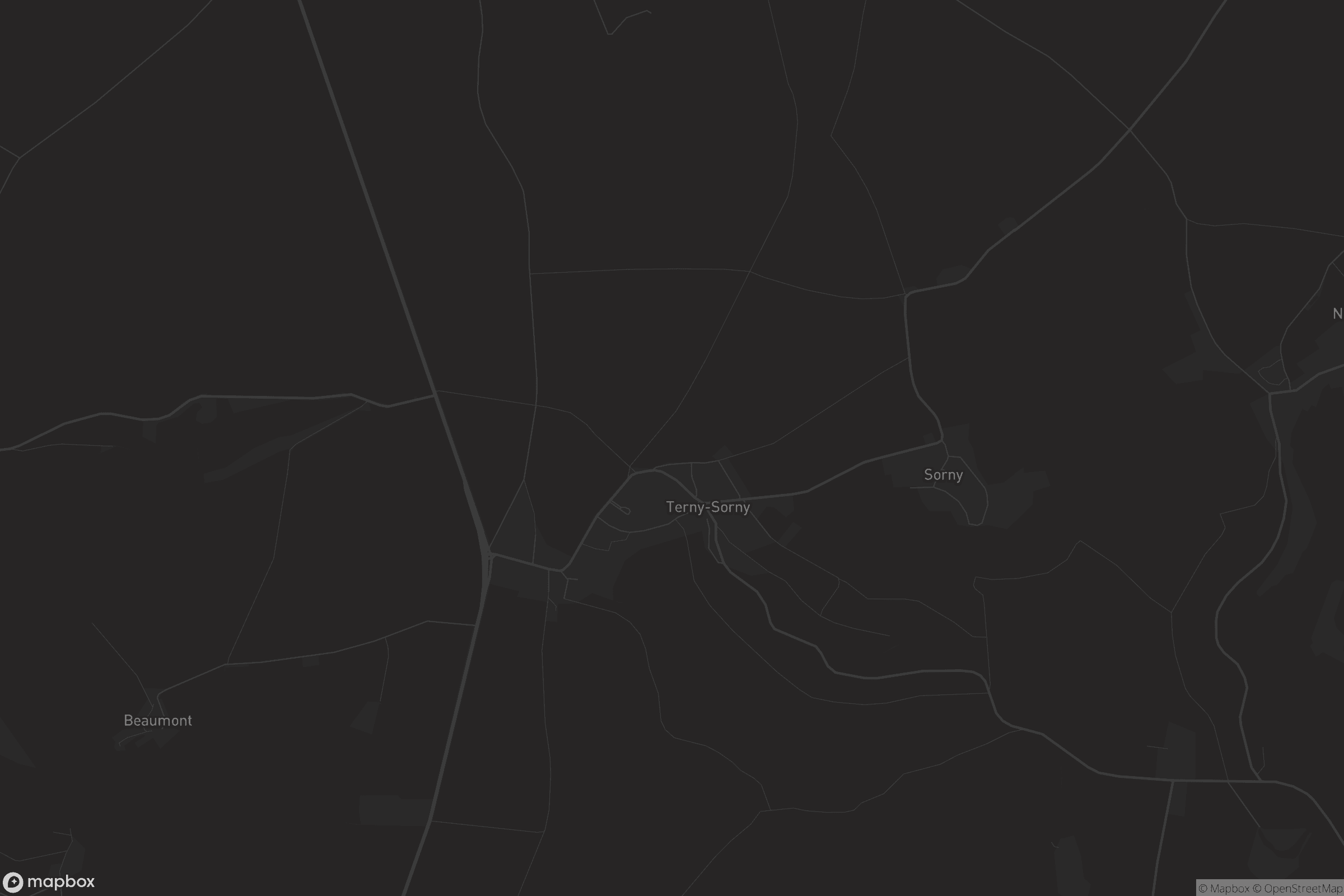 Carte de Terny-Sorny