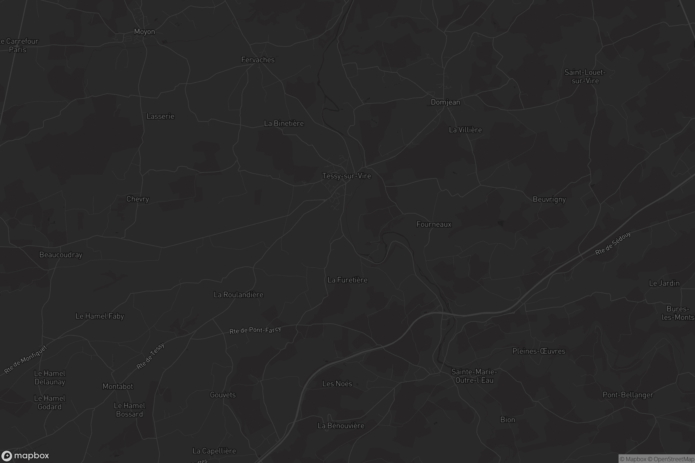 Carte de Tessy-Bocage