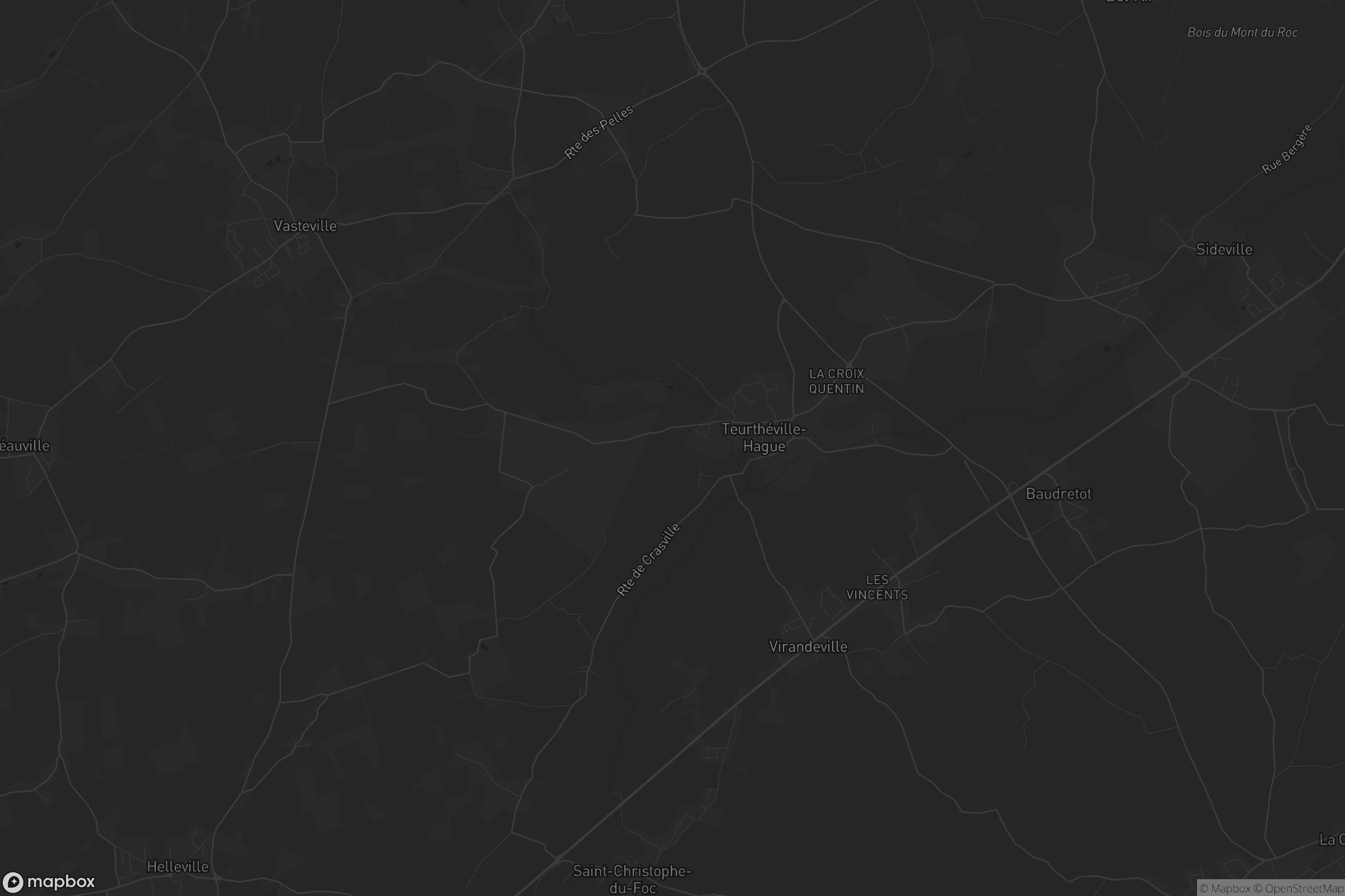 Carte de Teurthéville-Hague