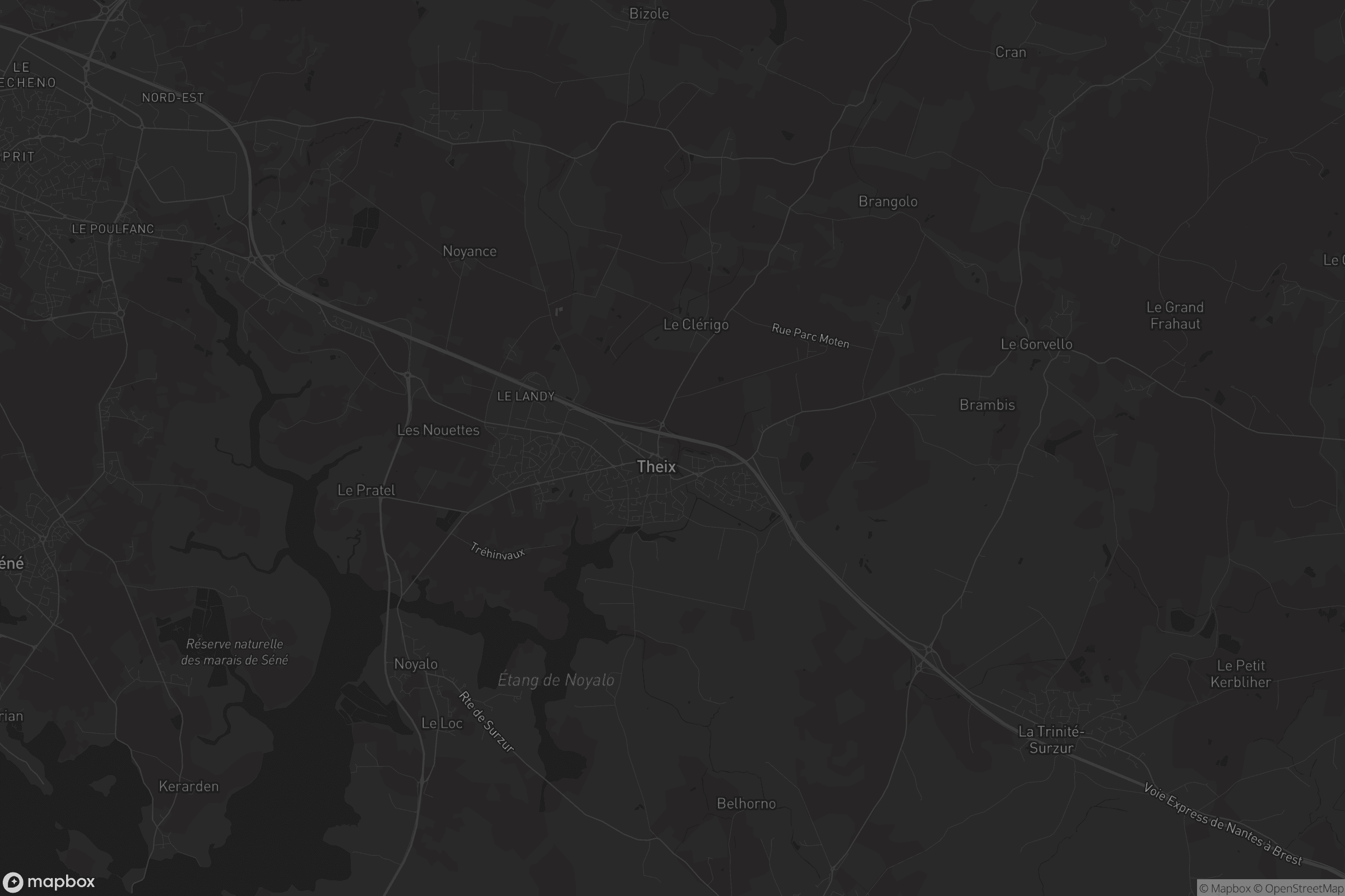 Carte de Theix-Noyalo