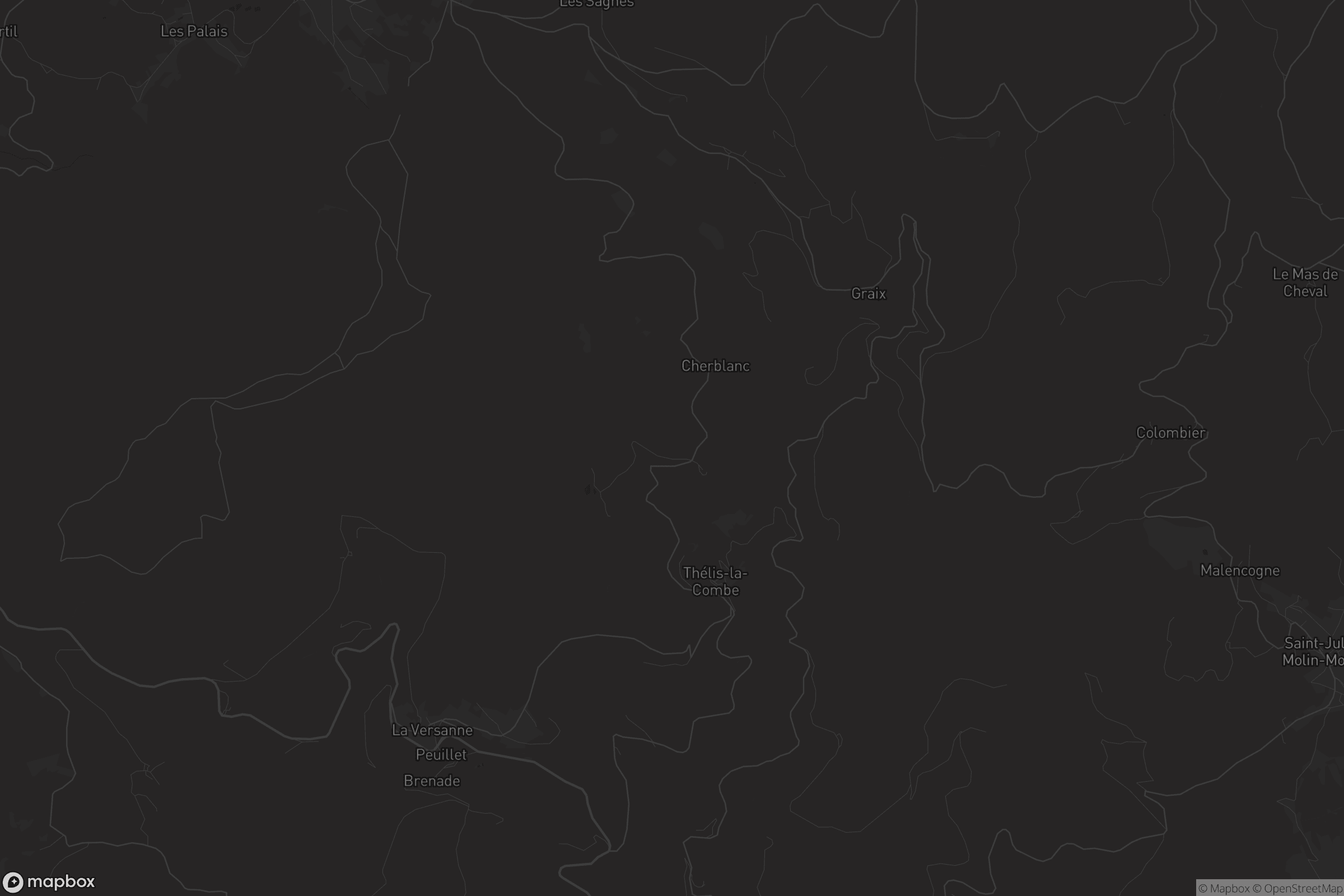 Carte de Thélis-la-Combe