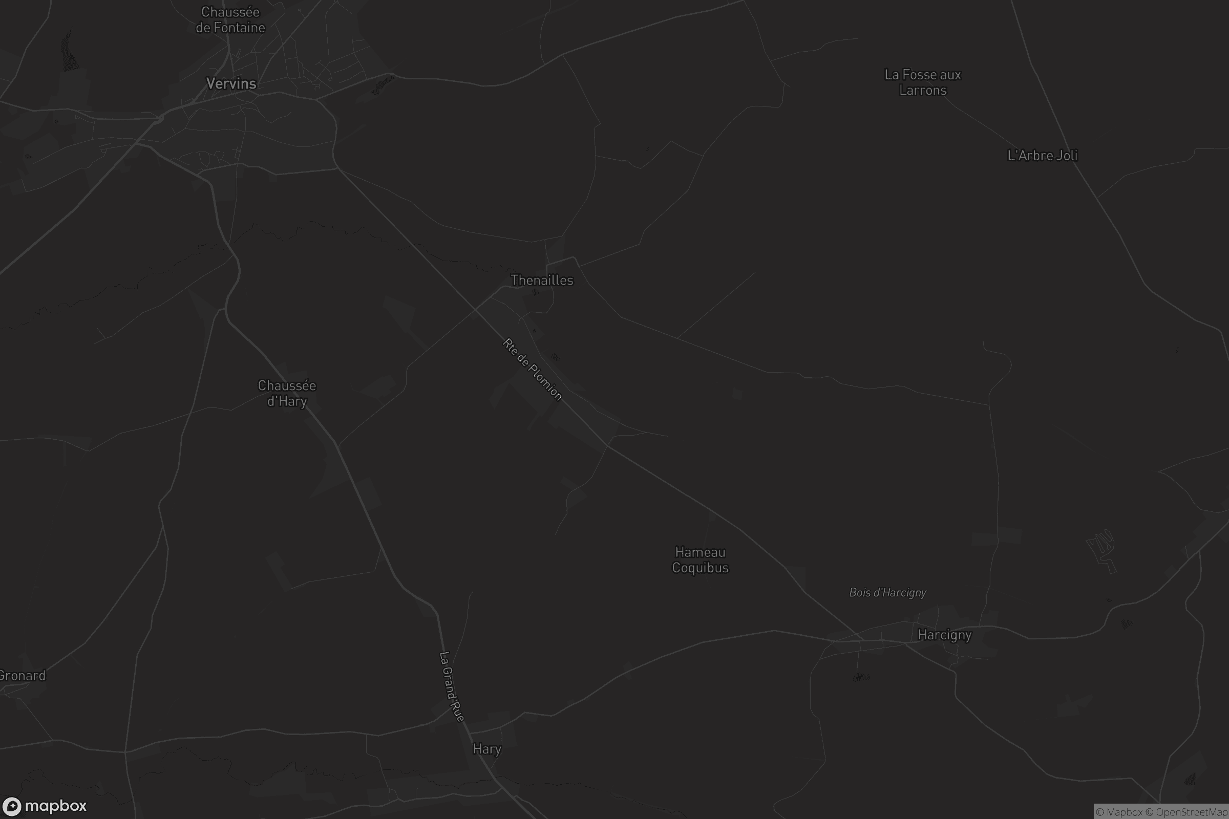 Carte de Thenailles