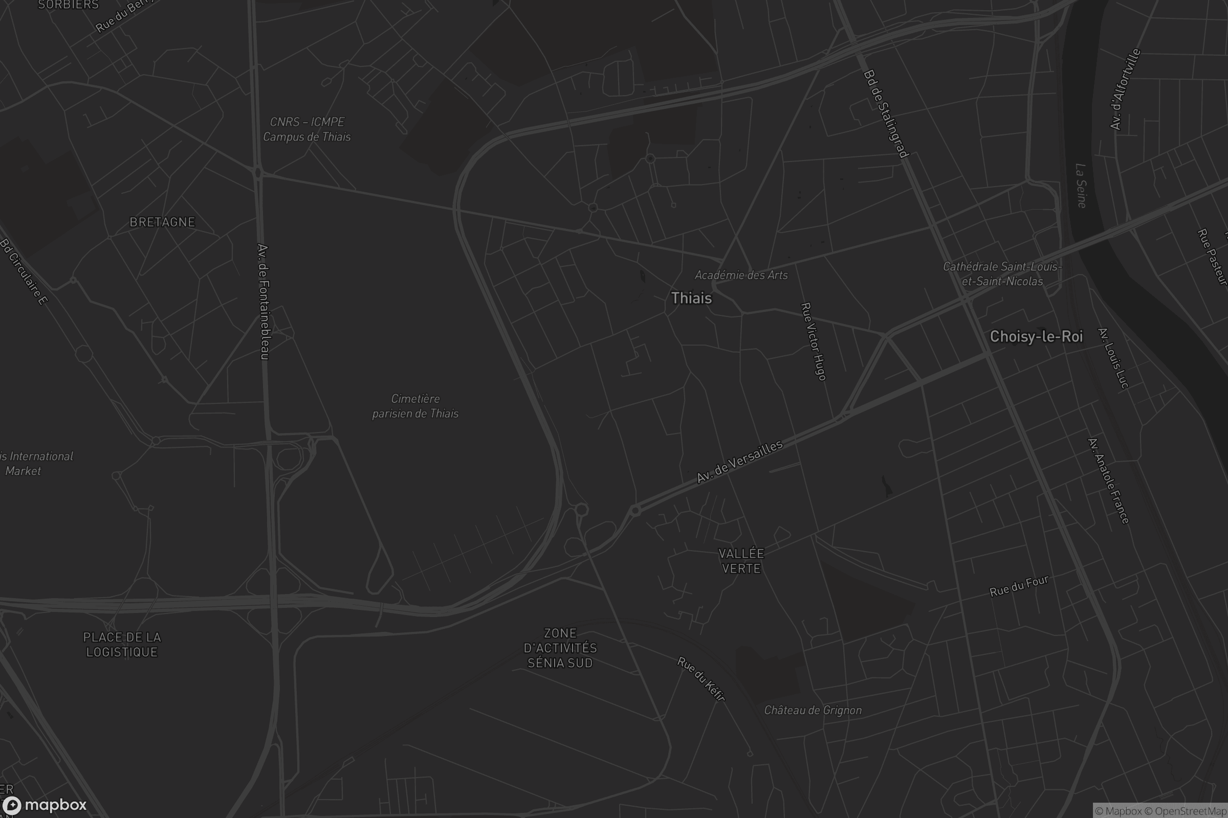 Carte de Thiais