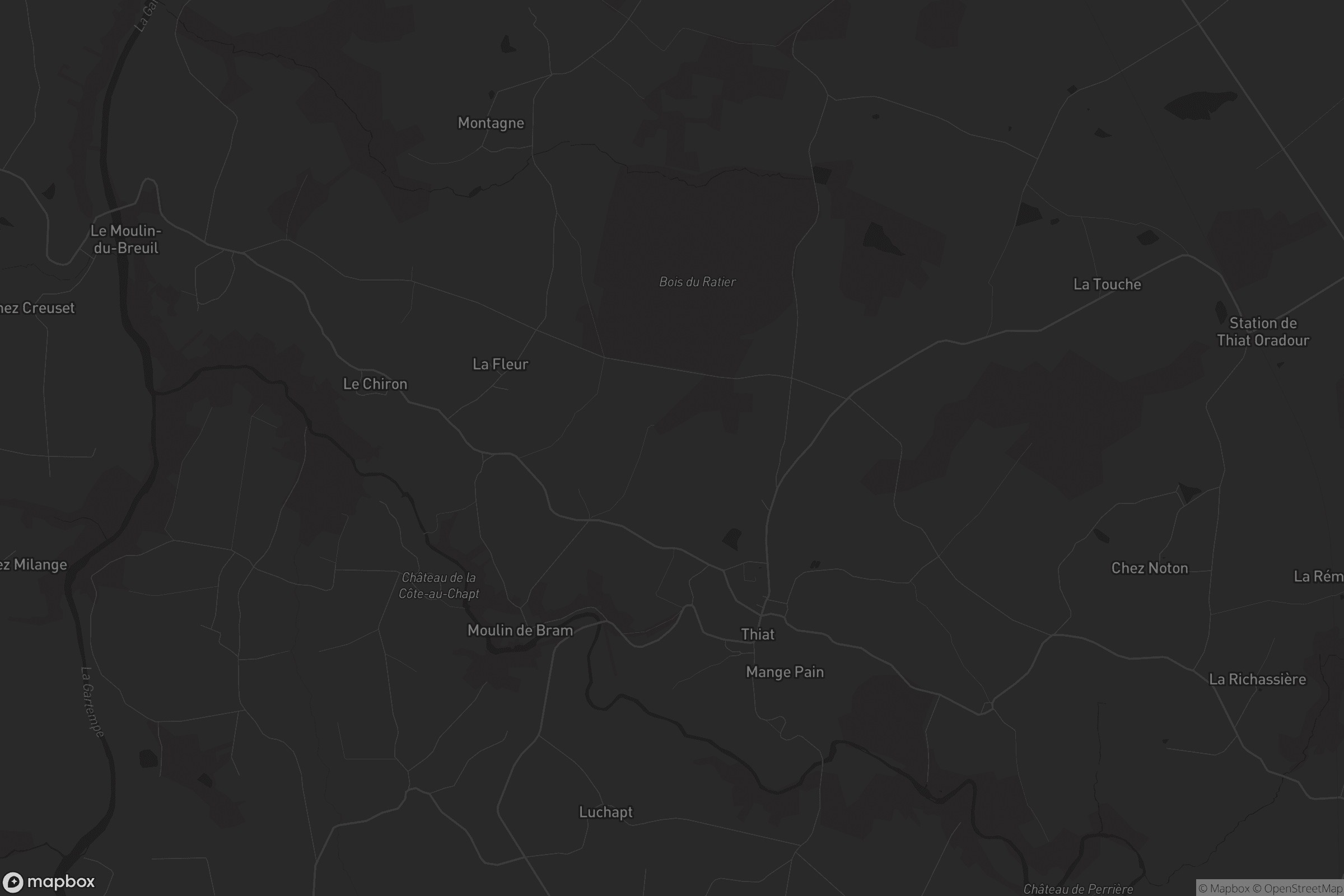 Carte de Thiat