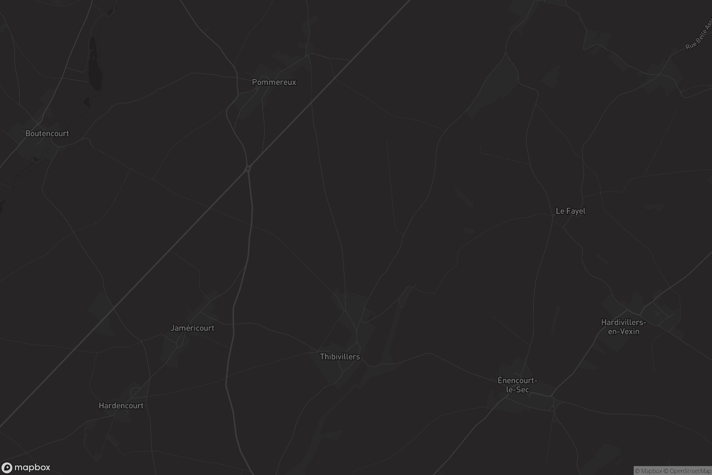 Carte de Thibivillers