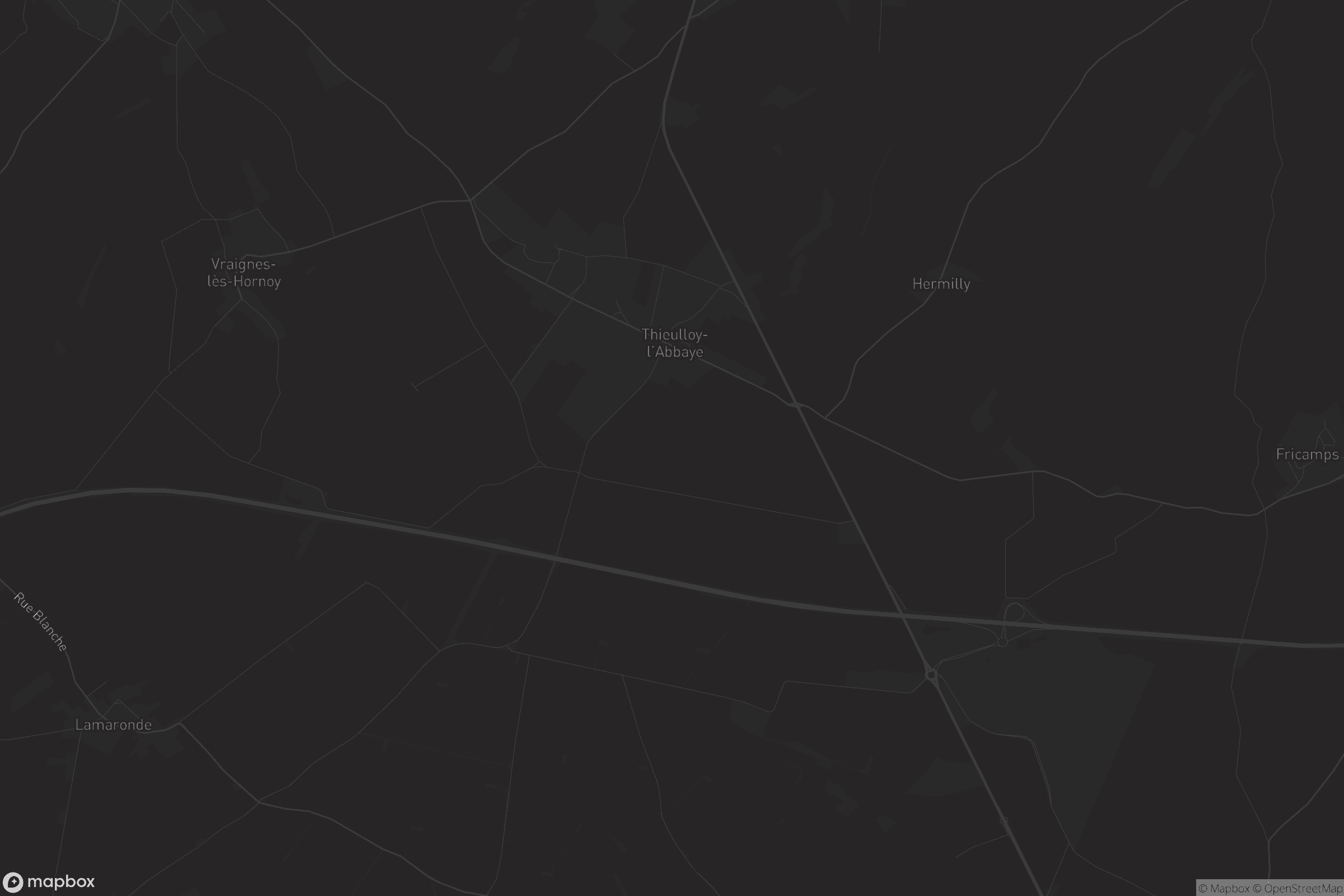 Carte de Thieulloy-l'Abbaye