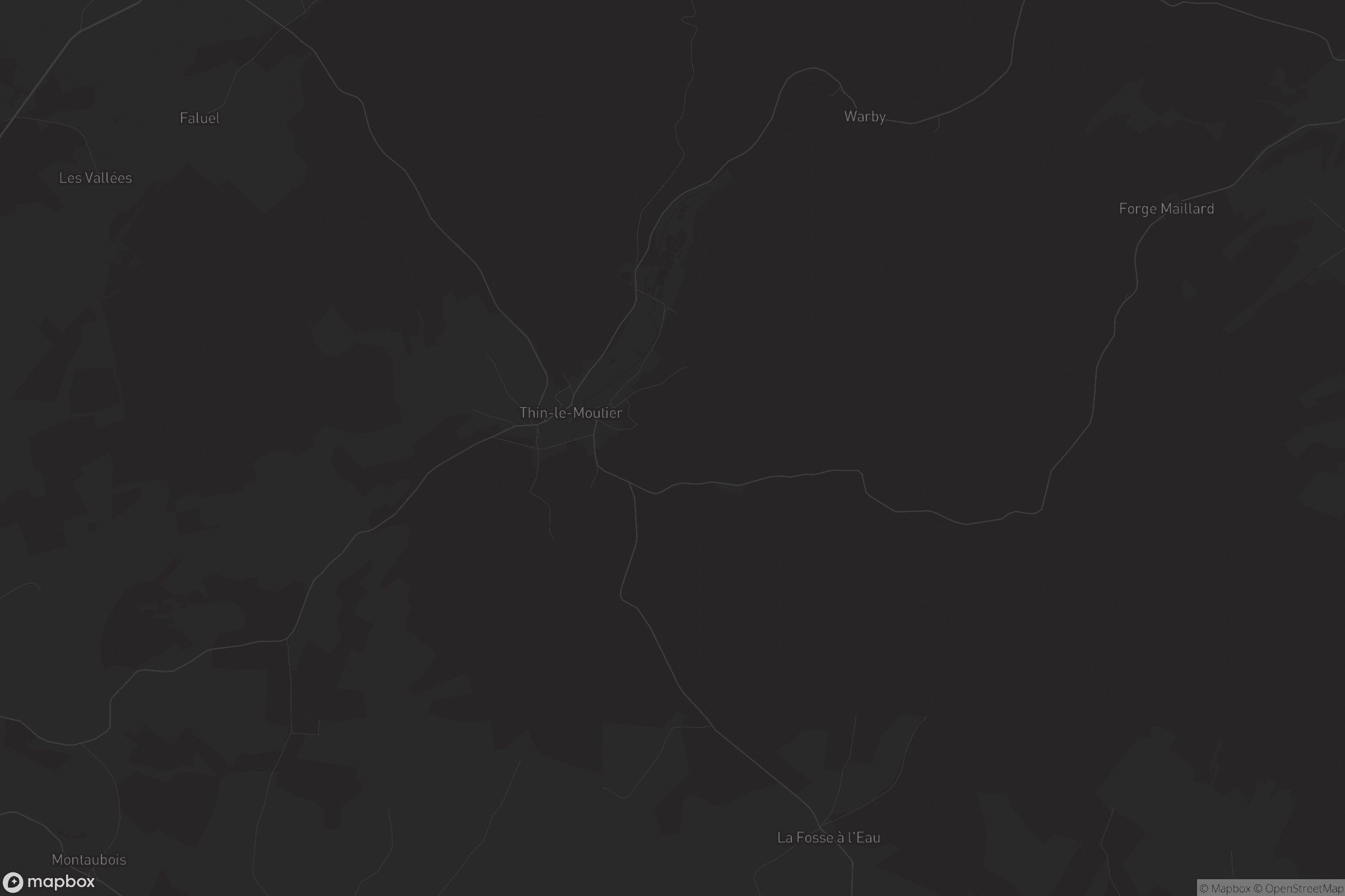 Carte de Thin-le-Moutier