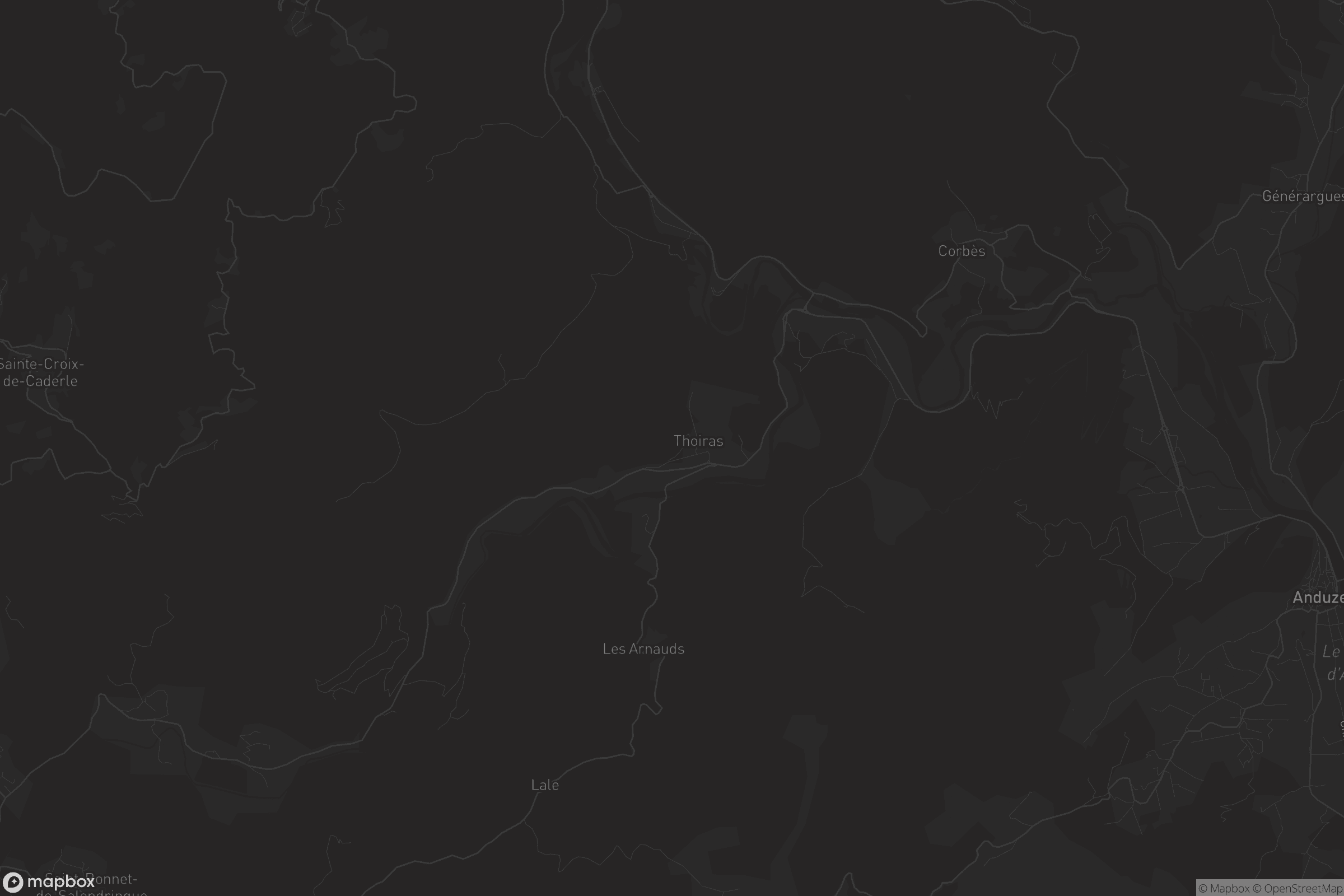 Carte de Thoiras-Corbès