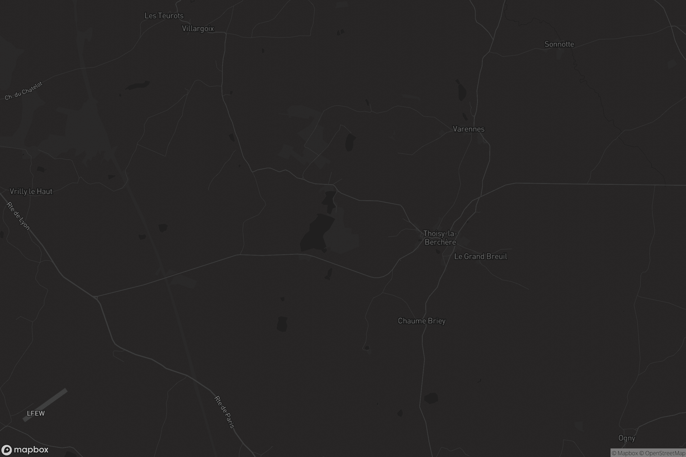 Carte de Thoisy-la-Berchère