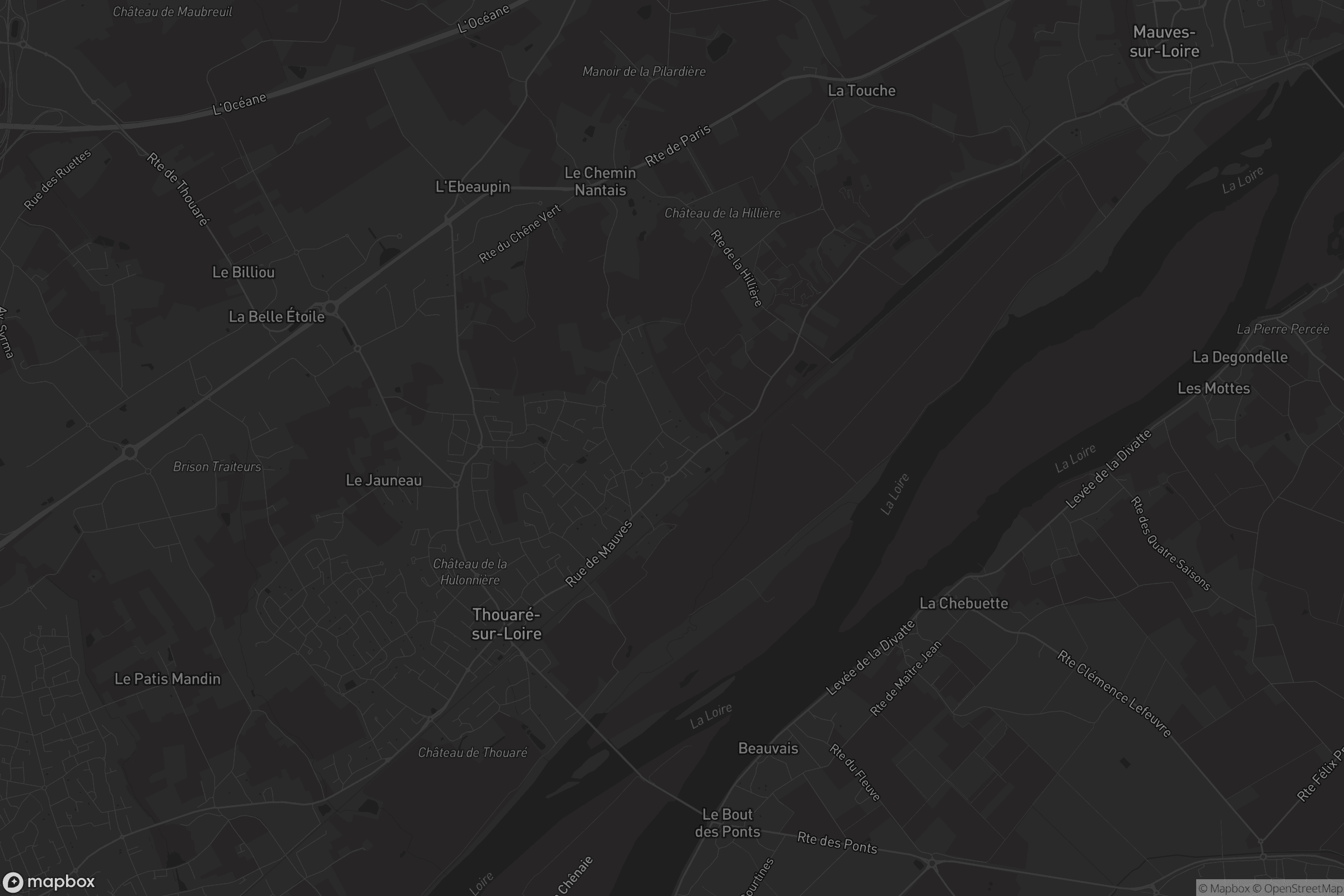 Carte de Thouaré-sur-Loire