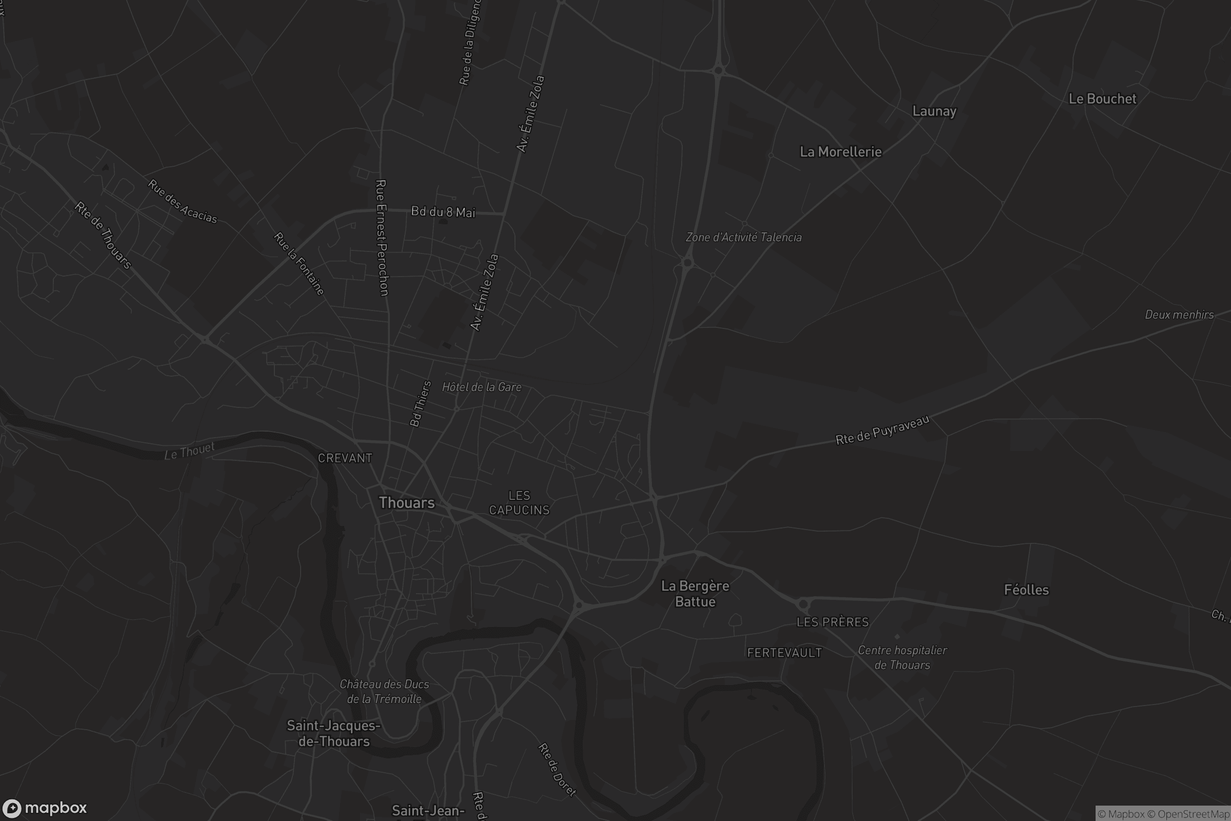 Carte de Thouars