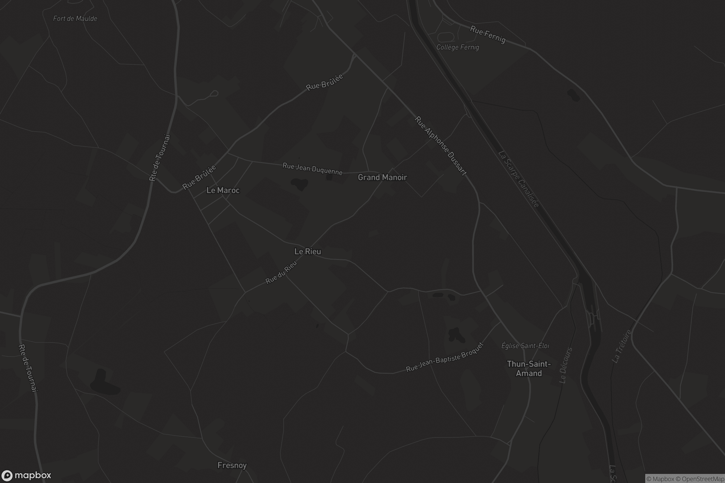 Carte de Thun-Saint-Amand