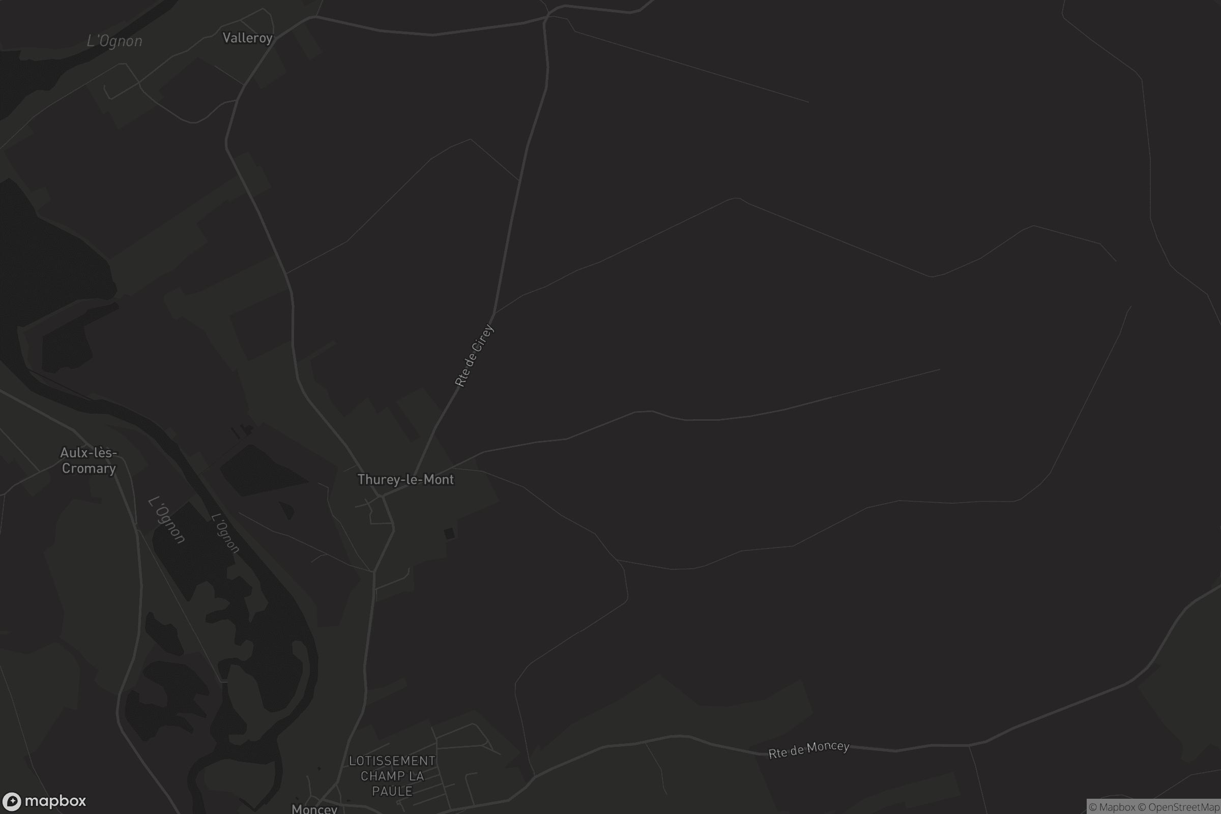 Carte de Thurey-le-Mont