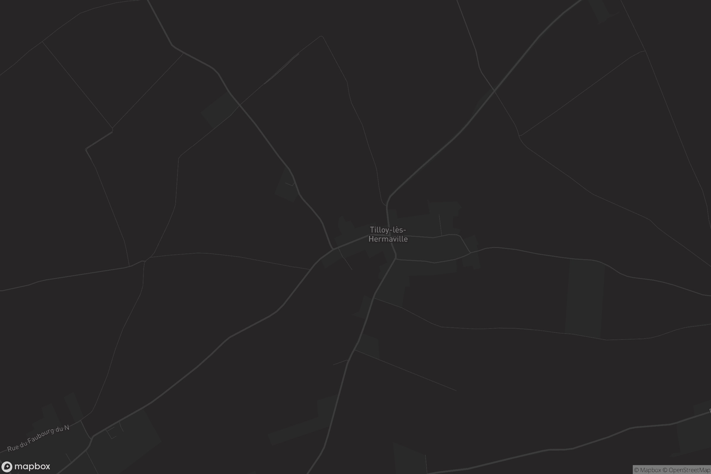 Carte de Tilloy-lès-Hermaville
