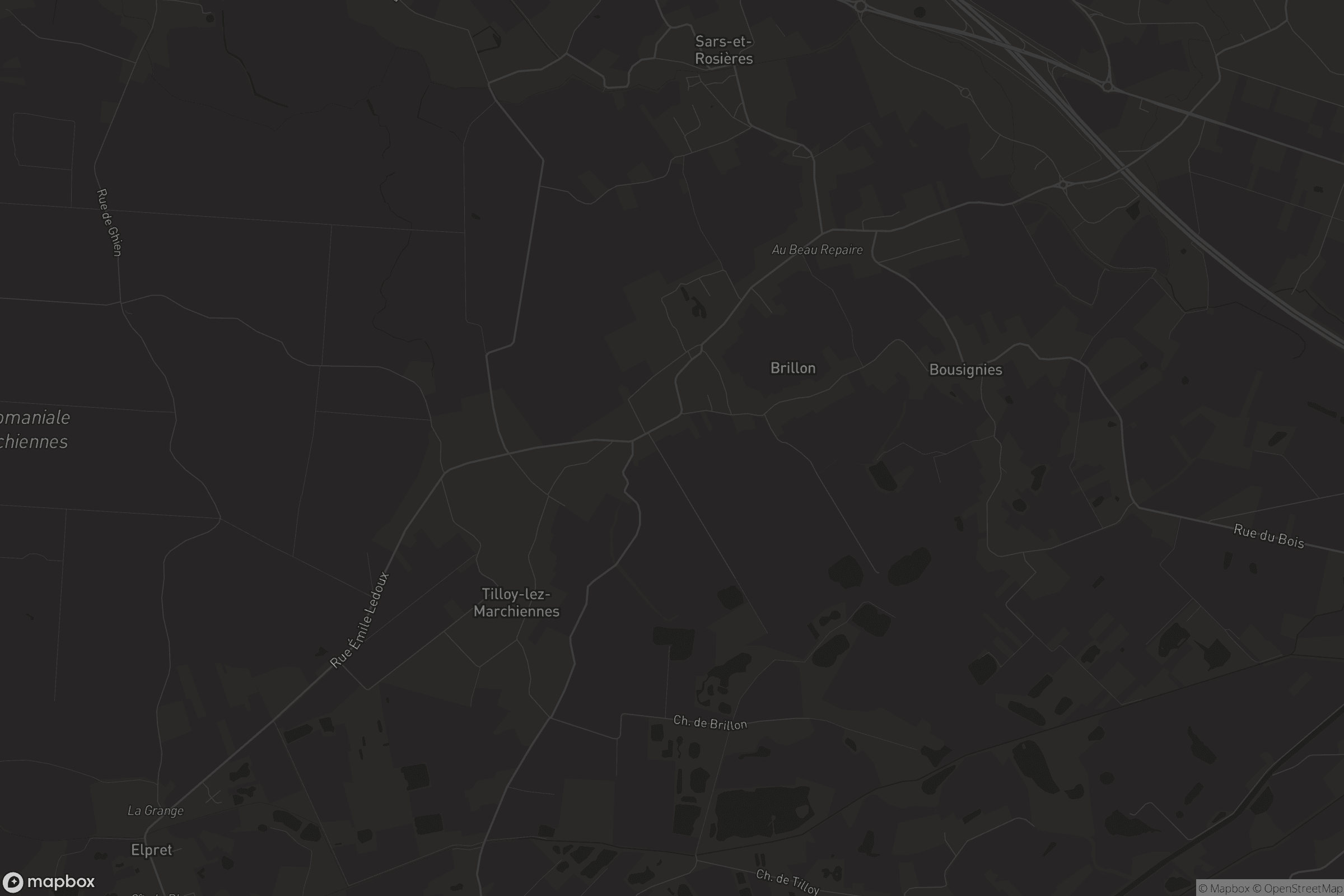 Carte de Tilloy-lez-Marchiennes