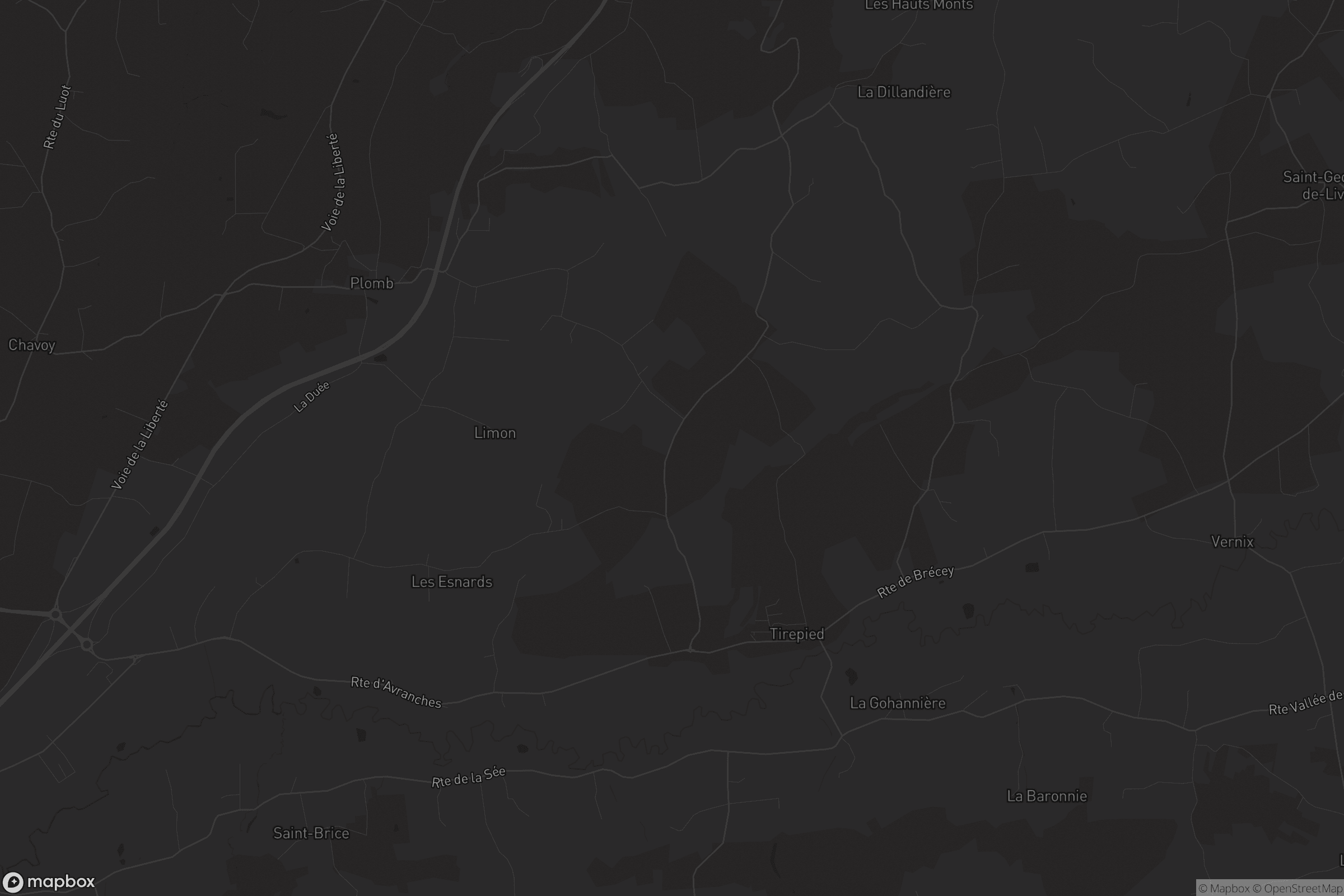 Carte de Tirepied-sur-Sée