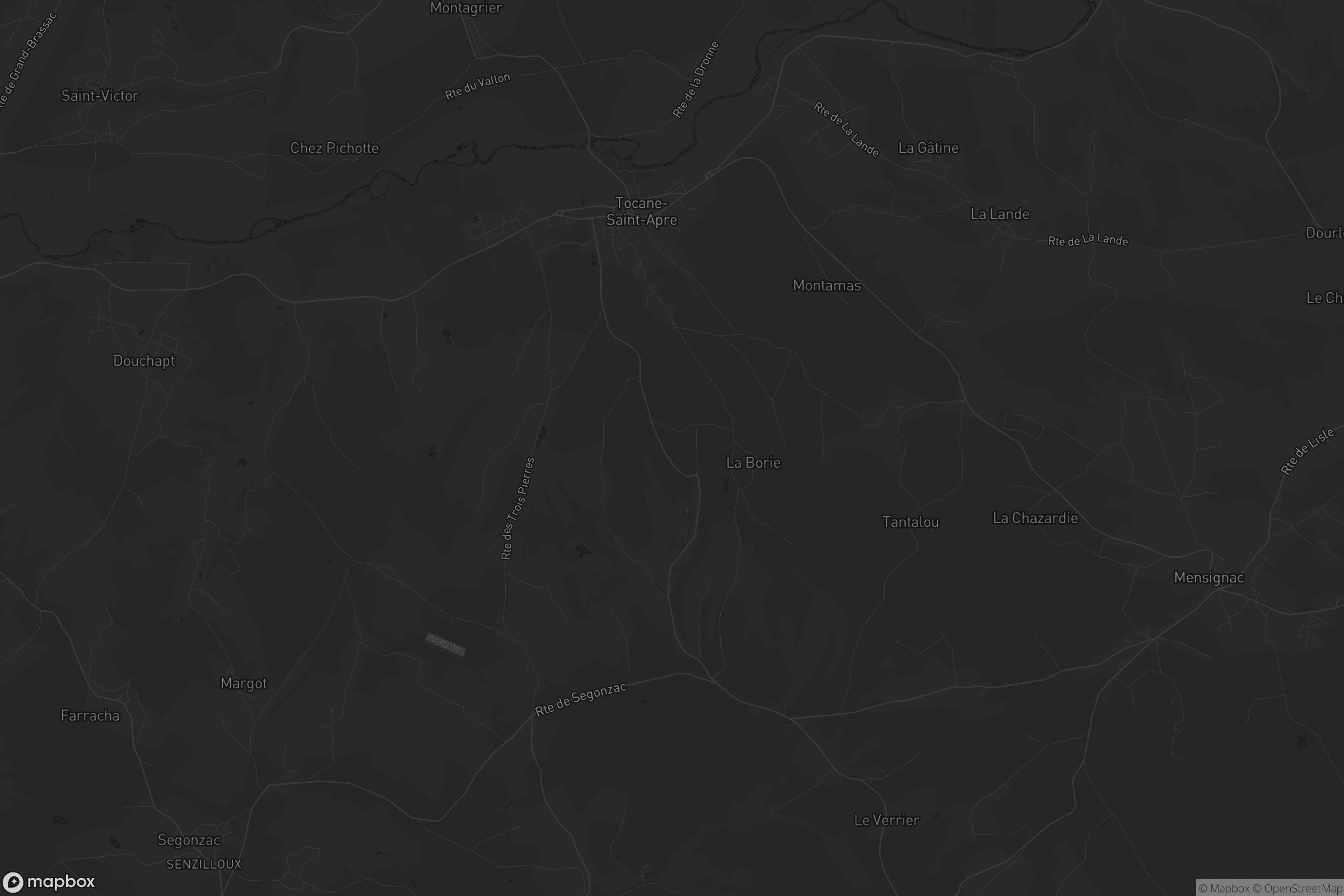 Carte de Tocane-Saint-Apre