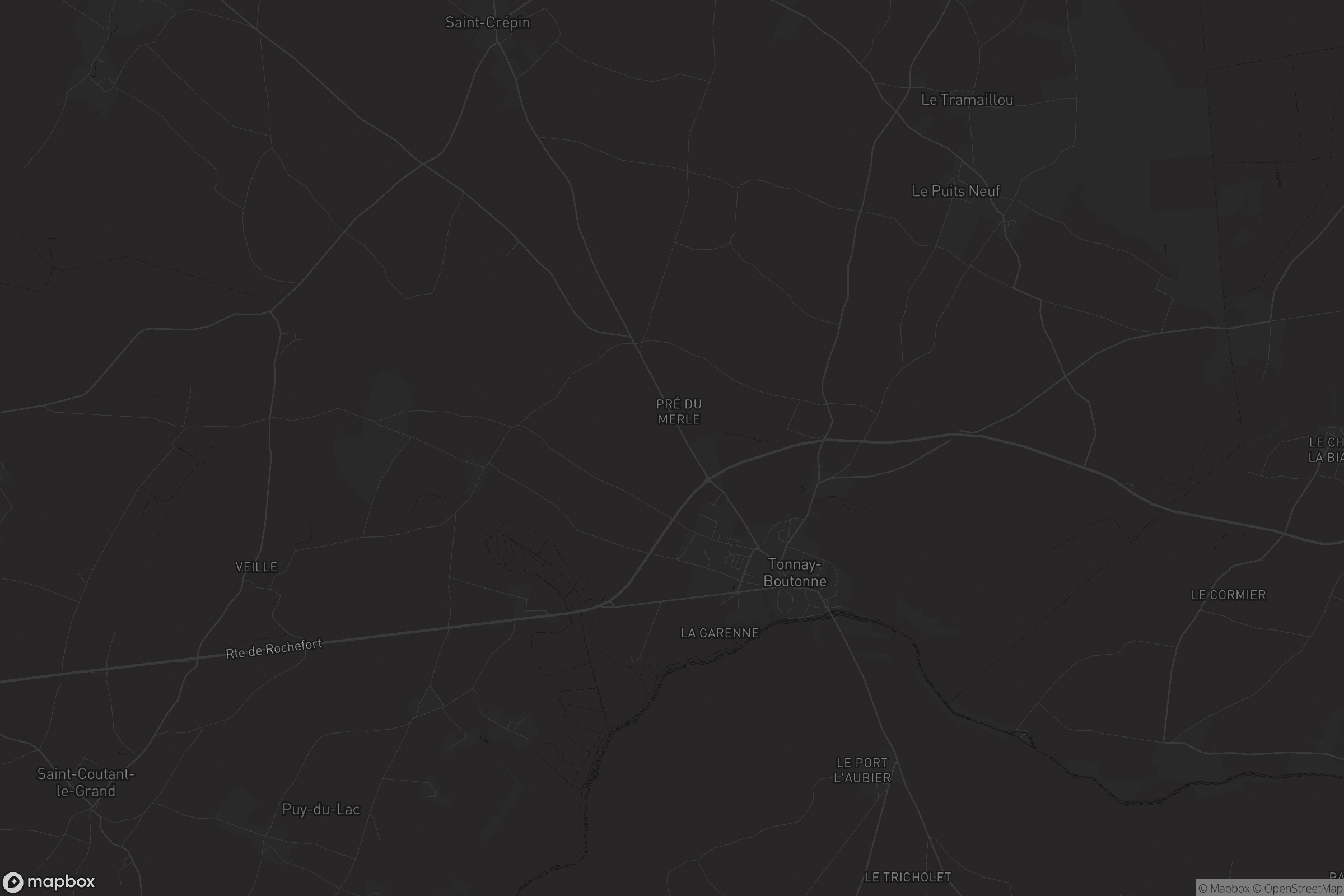 Carte de Tonnay-Boutonne