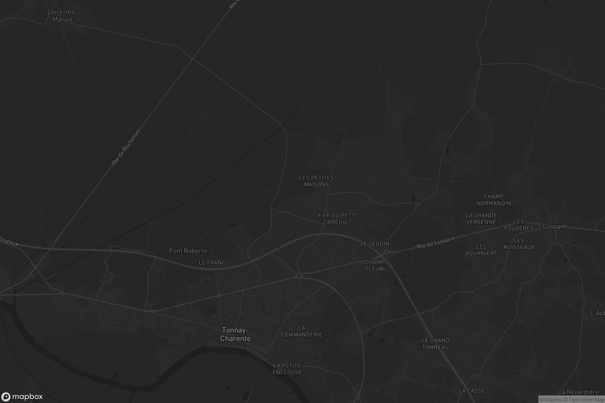 Carte de Tonnay-Charente