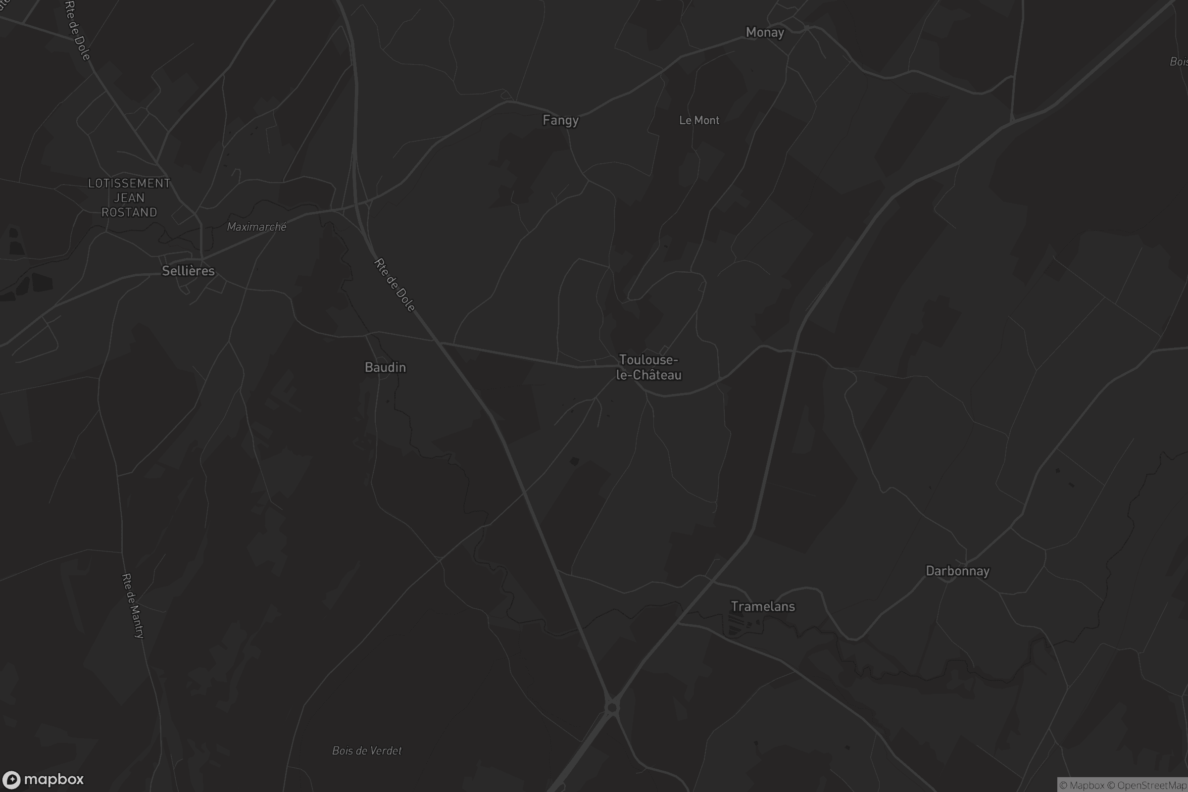 Carte de Toulouse-le-Château