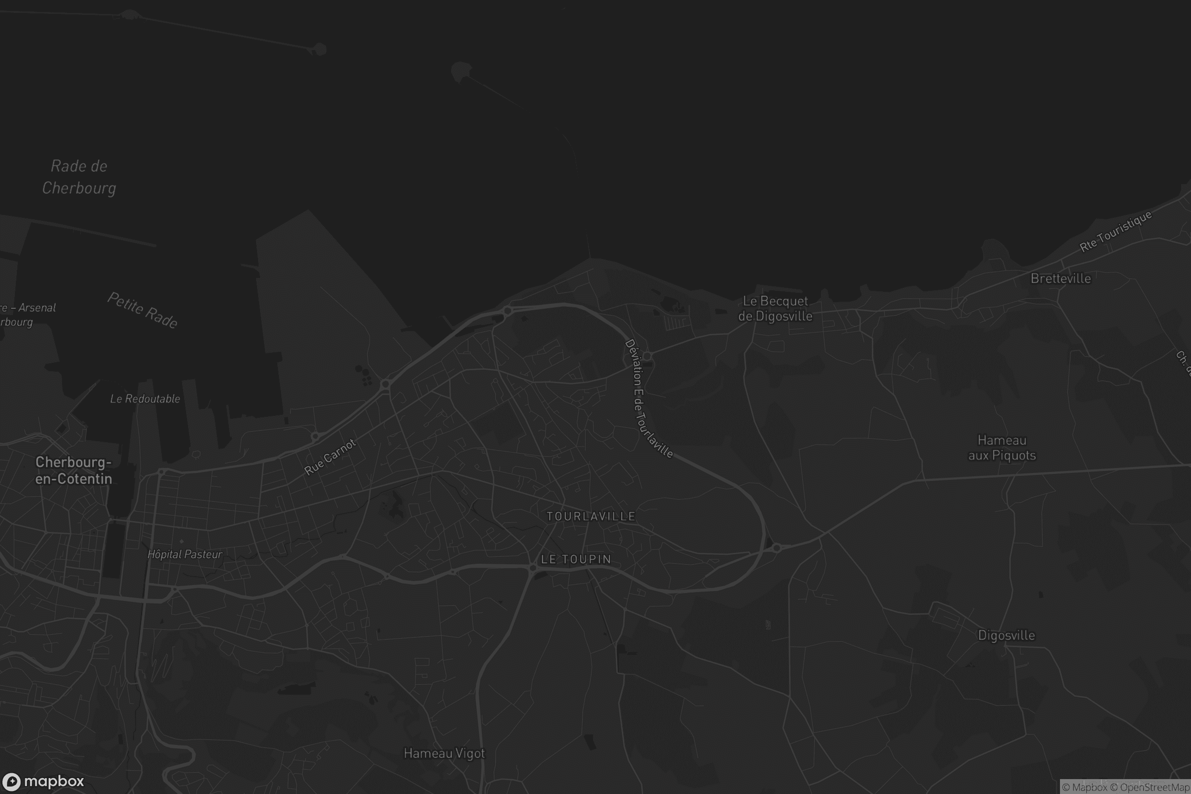 Carte de Tourlaville