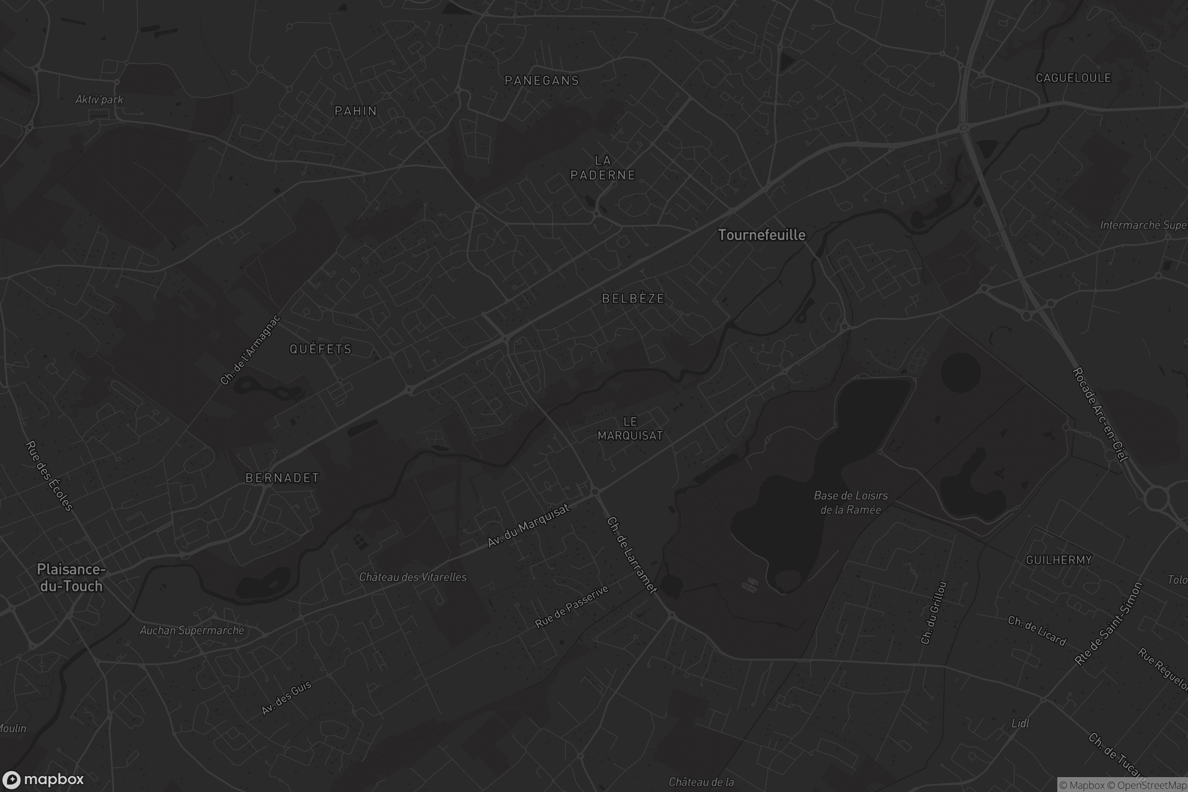 Carte de Tournefeuille