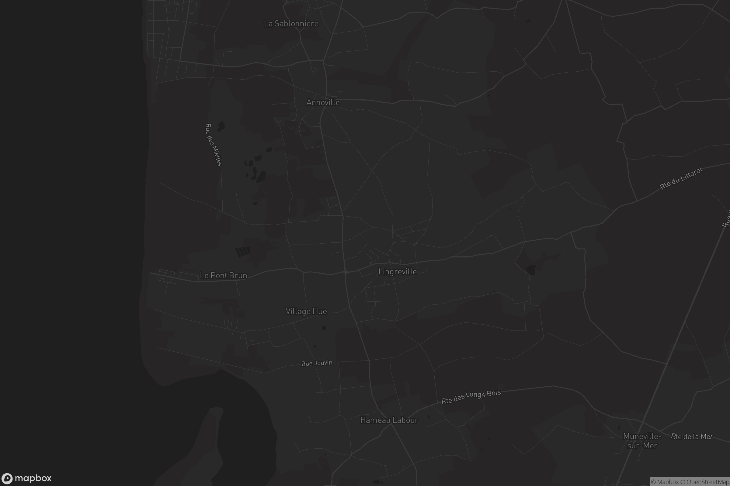 Carte de Tourneville-sur-Mer