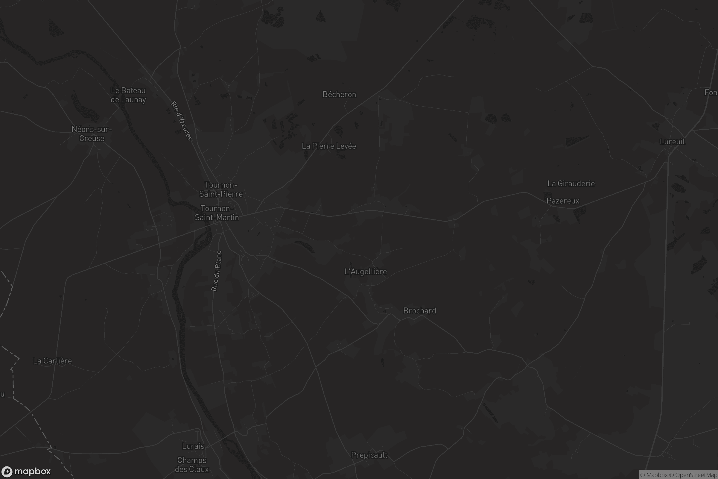 Carte de Tournon-Saint-Martin