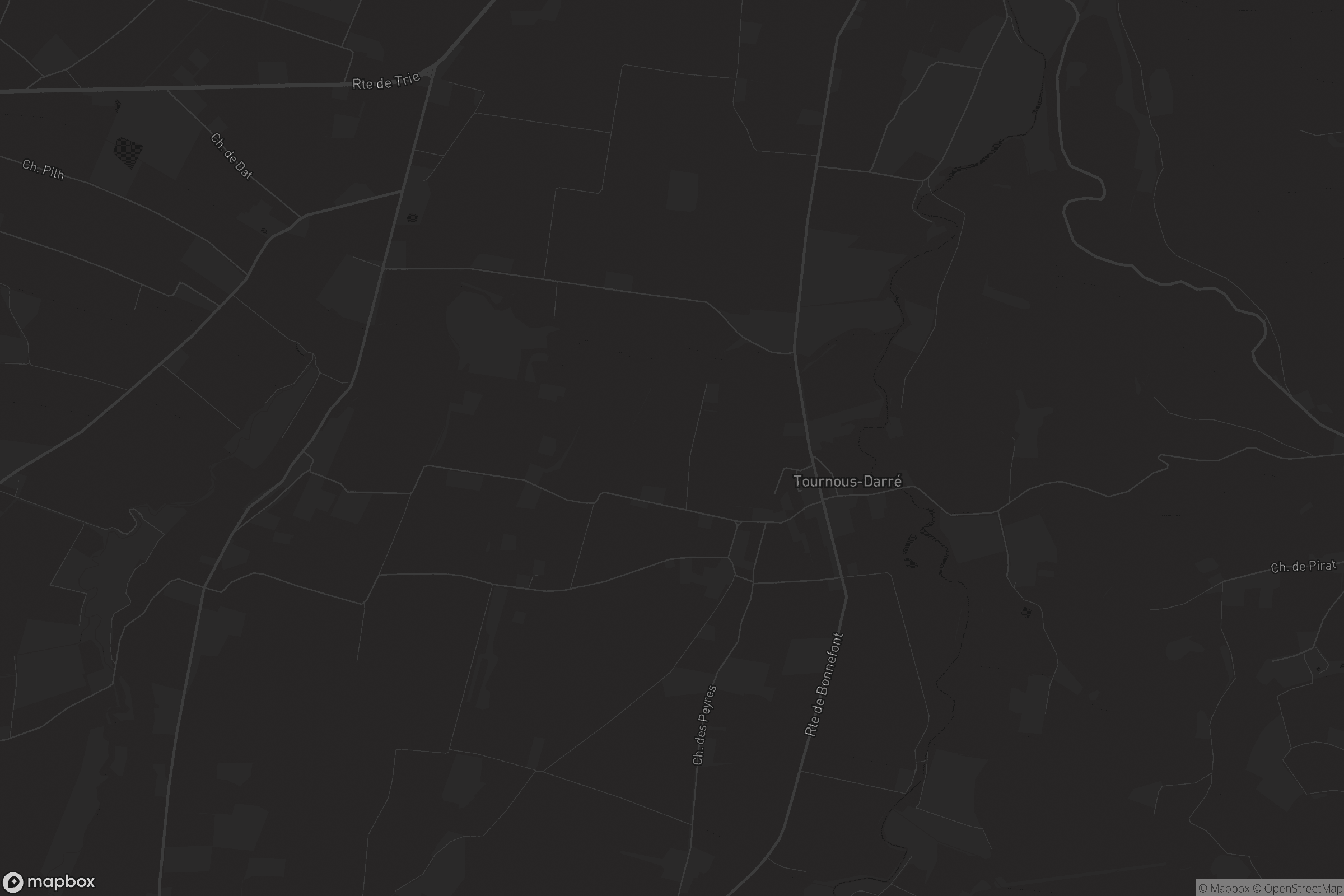 Carte de Tournous-Darré