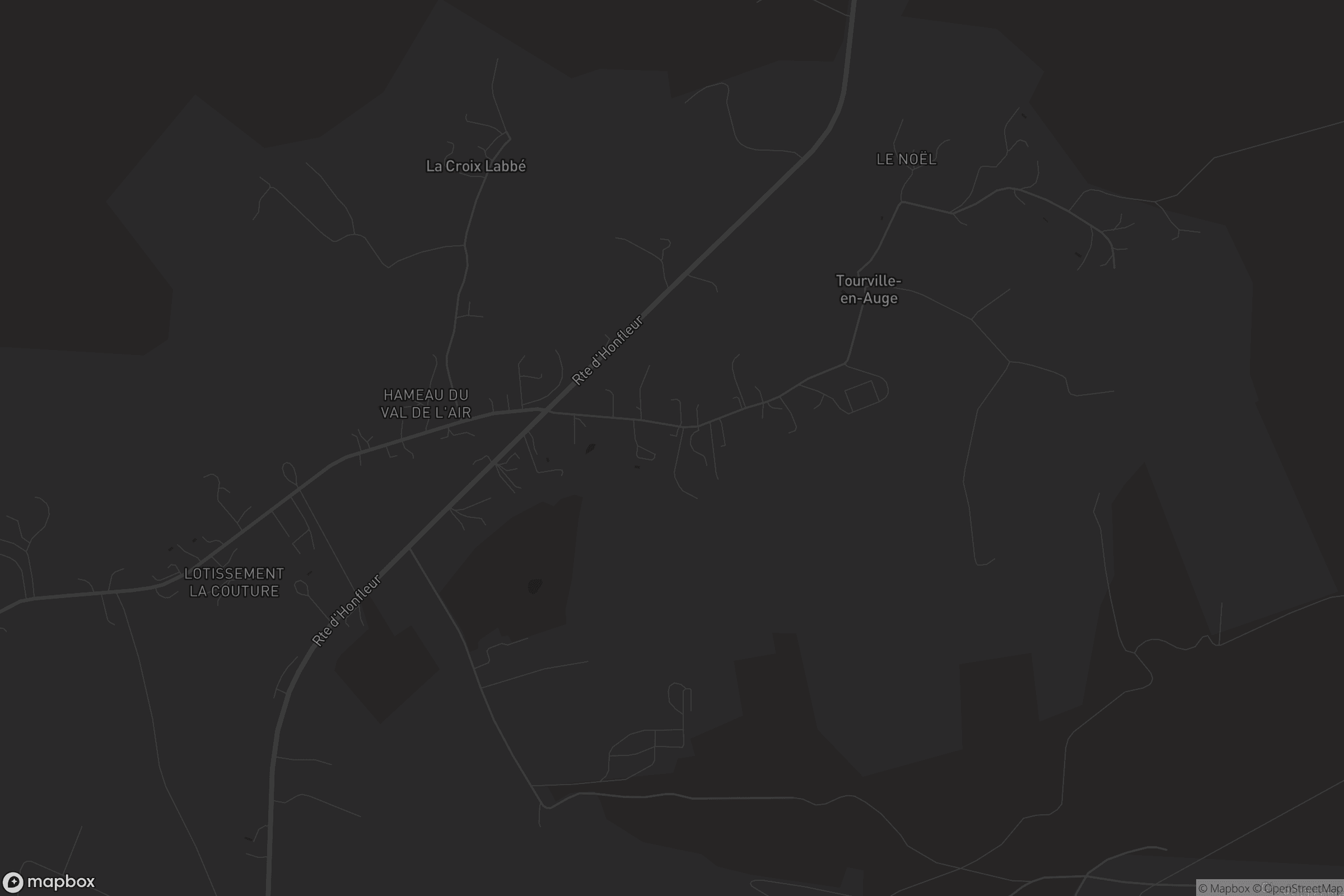 Carte de Tourville-en-Auge