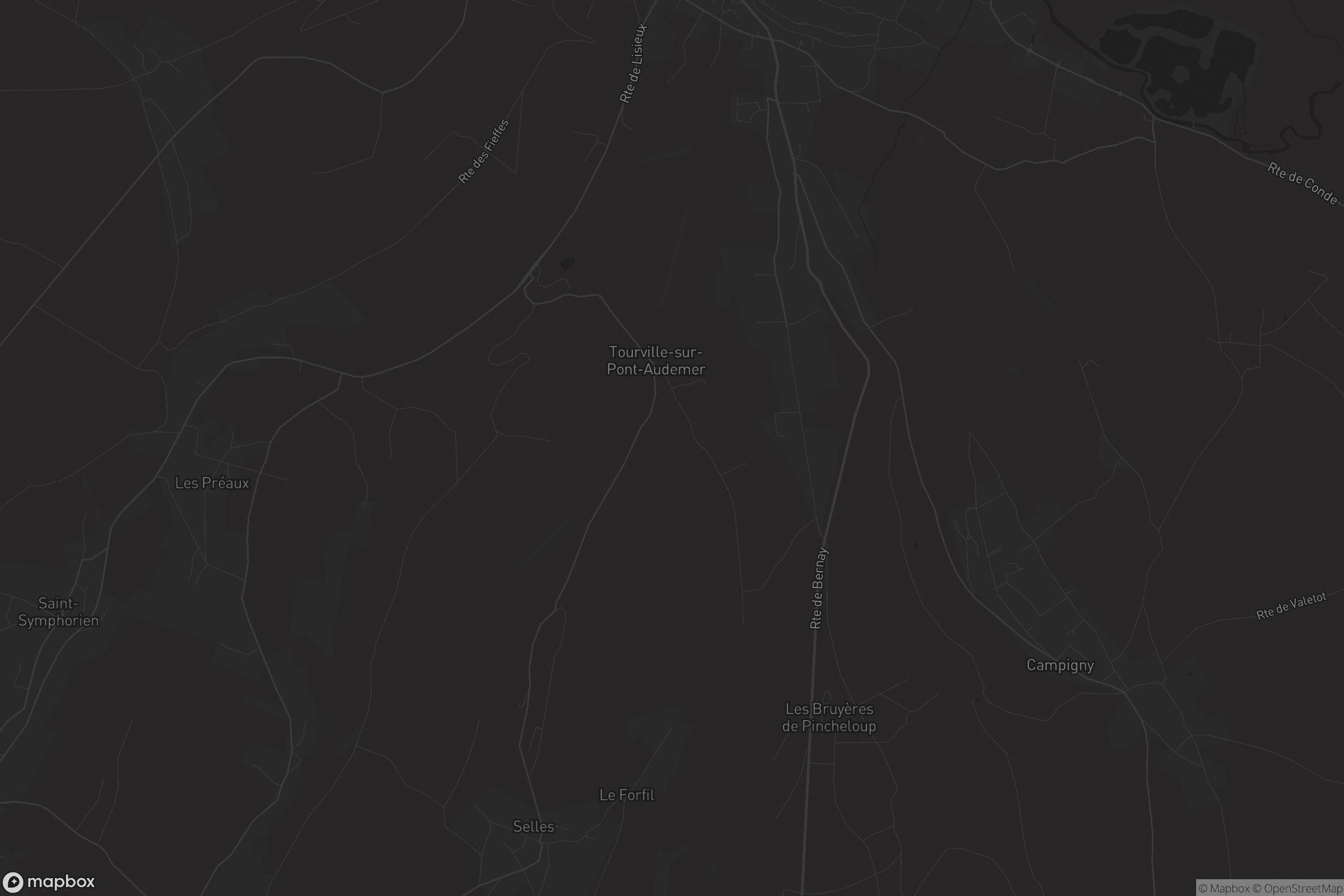 Carte de Tourville-sur-Pont-Audemer