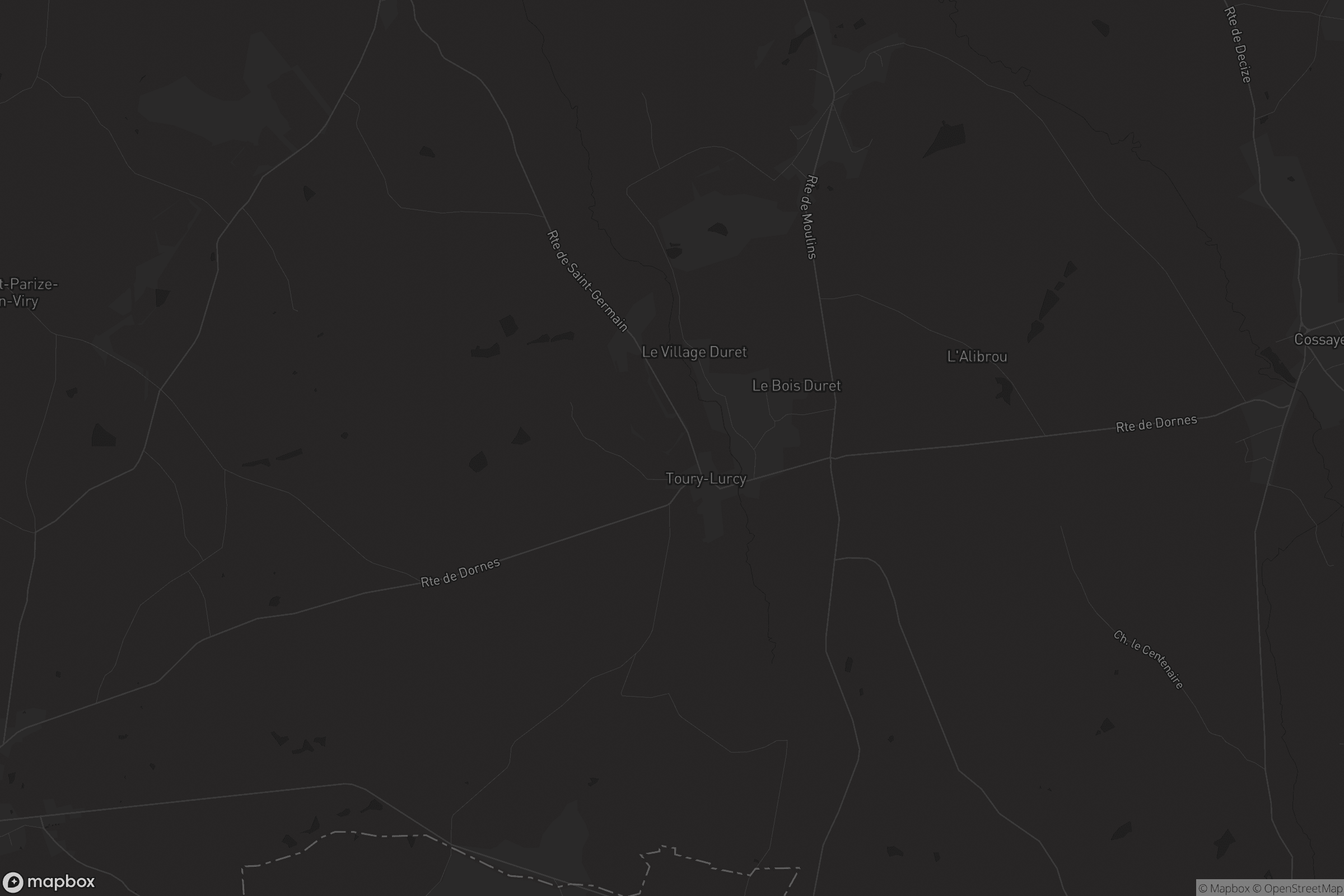 Carte de Toury-Lurcy