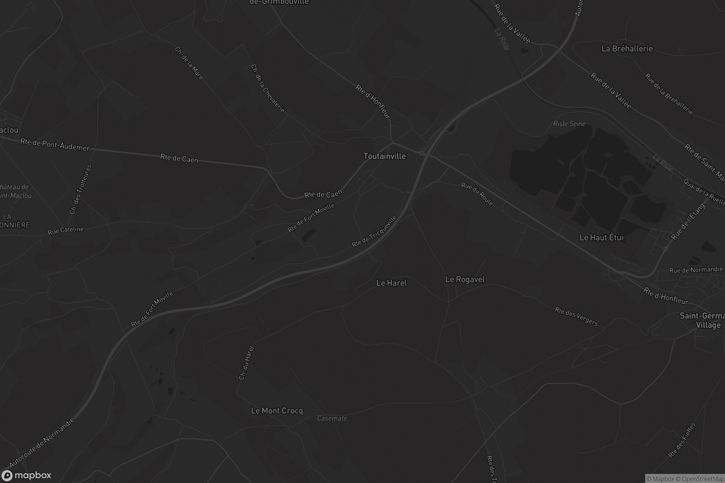 Carte de Toutainville