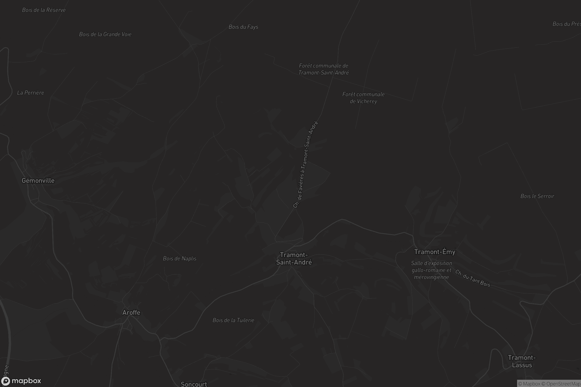 Carte de Tramont-Saint-André