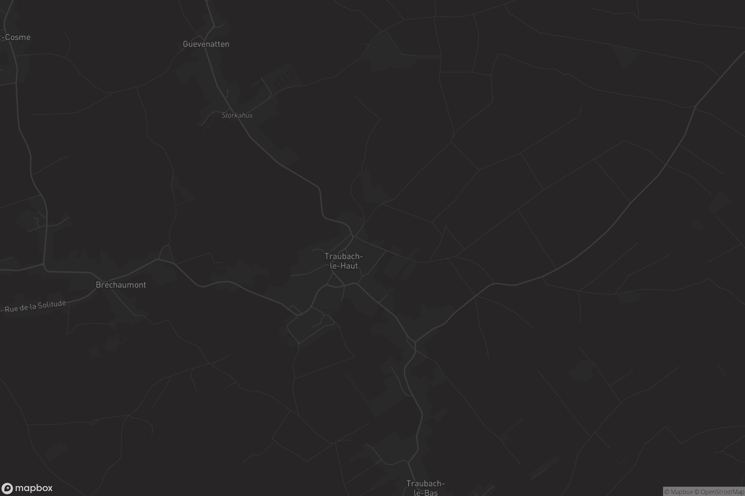 Carte de Traubach-le-Haut