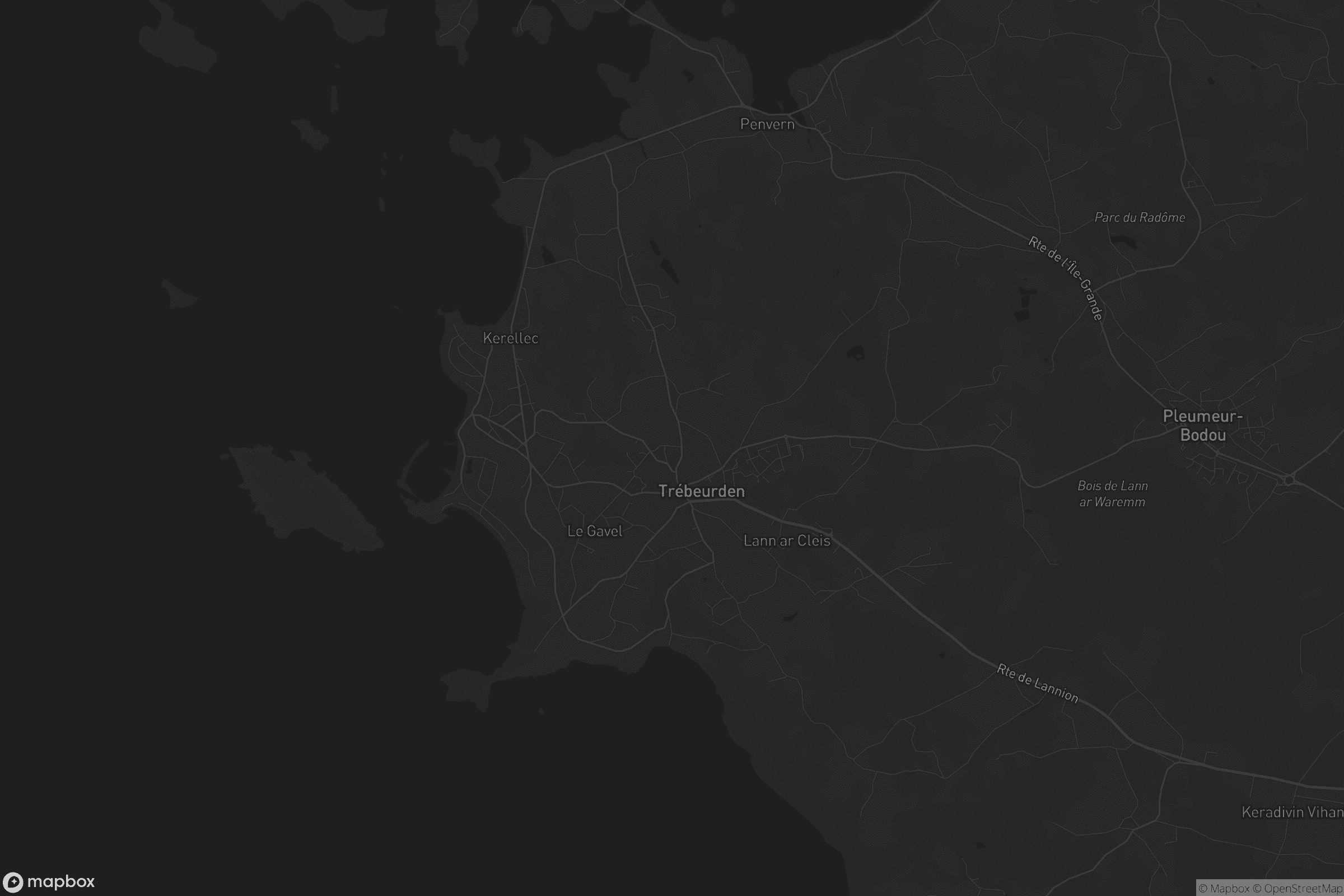 Carte de Trébeurden