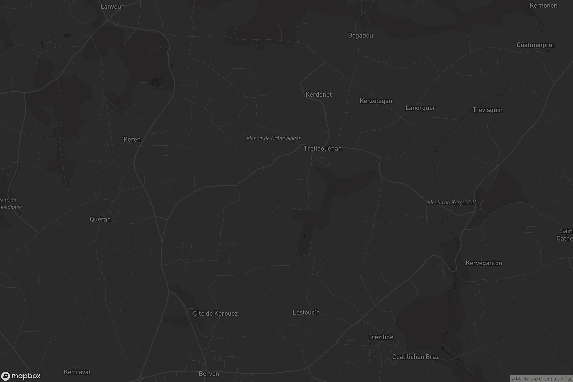 Carte de Tréflaouénan