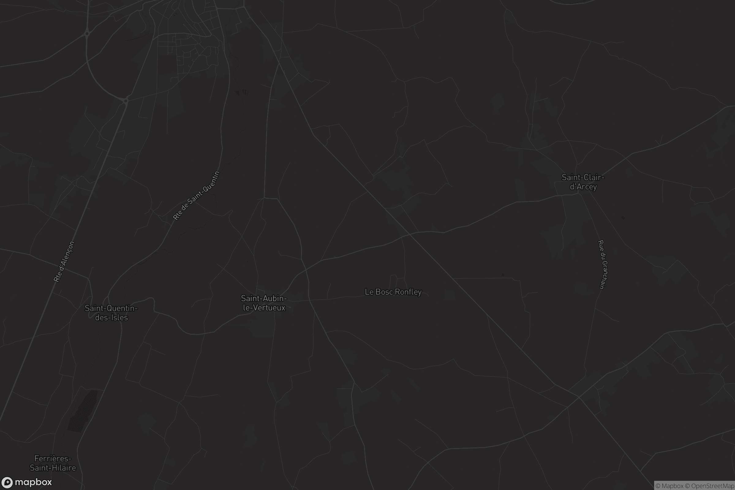 Carte de Treis-Sants-en-Ouche