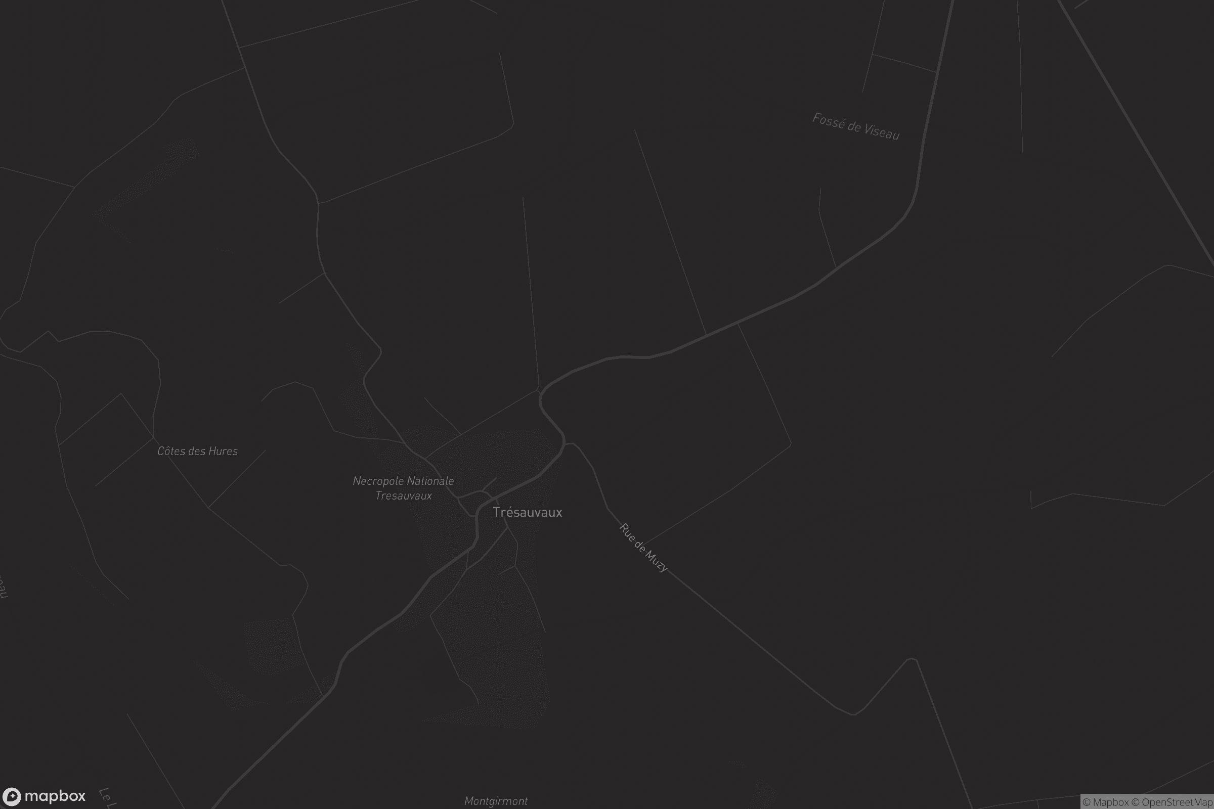 Carte de Trésauvaux