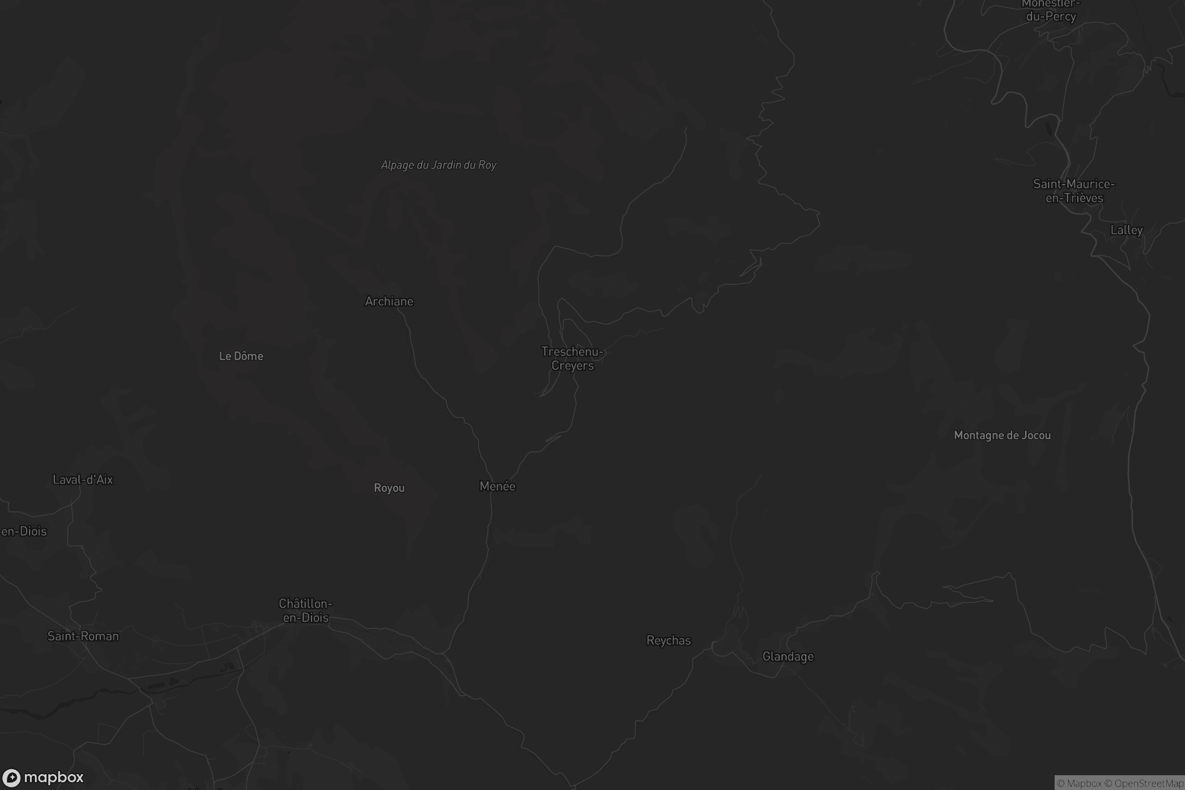 Carte de Treschenu-Creyers